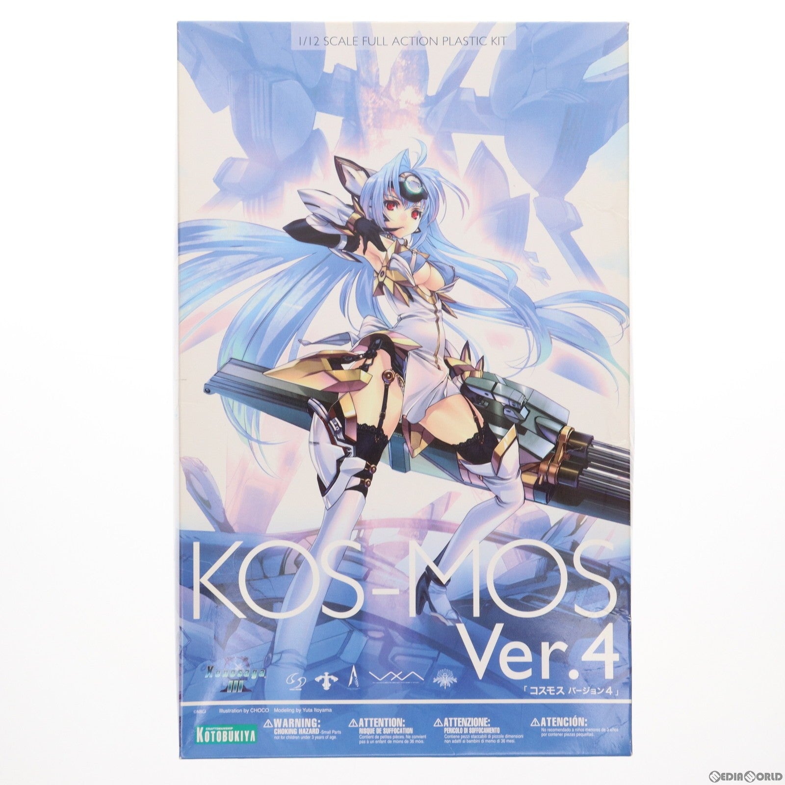 【中古即納】[PTM] KOS-MOS(コスモス) Ver.4 ゼノサーガIII 1/12プラモデル コトブキヤ(20121220)