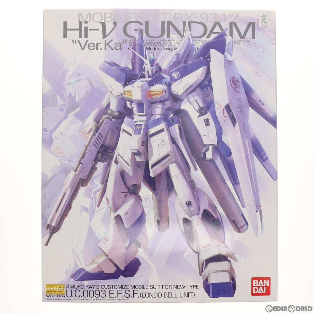 【中古即納】[PTM]MG 1/100 RX-93-ν2 Hi-νガンダム Ver.Ka 機動戦士ガンダム 逆襲のシャア ベルトーチカ・チルドレン  プラモデル(0192078) バンダイ(20200926)