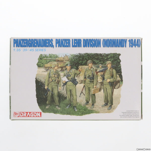 中古即納】[PTM]'39-'45 SERIES 1/35 Panzergrenadiers. Panzer Lehr Division(NORMANDY  1944) -ドイツ軍 戦車擲弾兵 パンツァー・レーア師団(ノルマンディー1944)-兵士4体セット プラモデル(6111) DRAGON(ドラゴン)