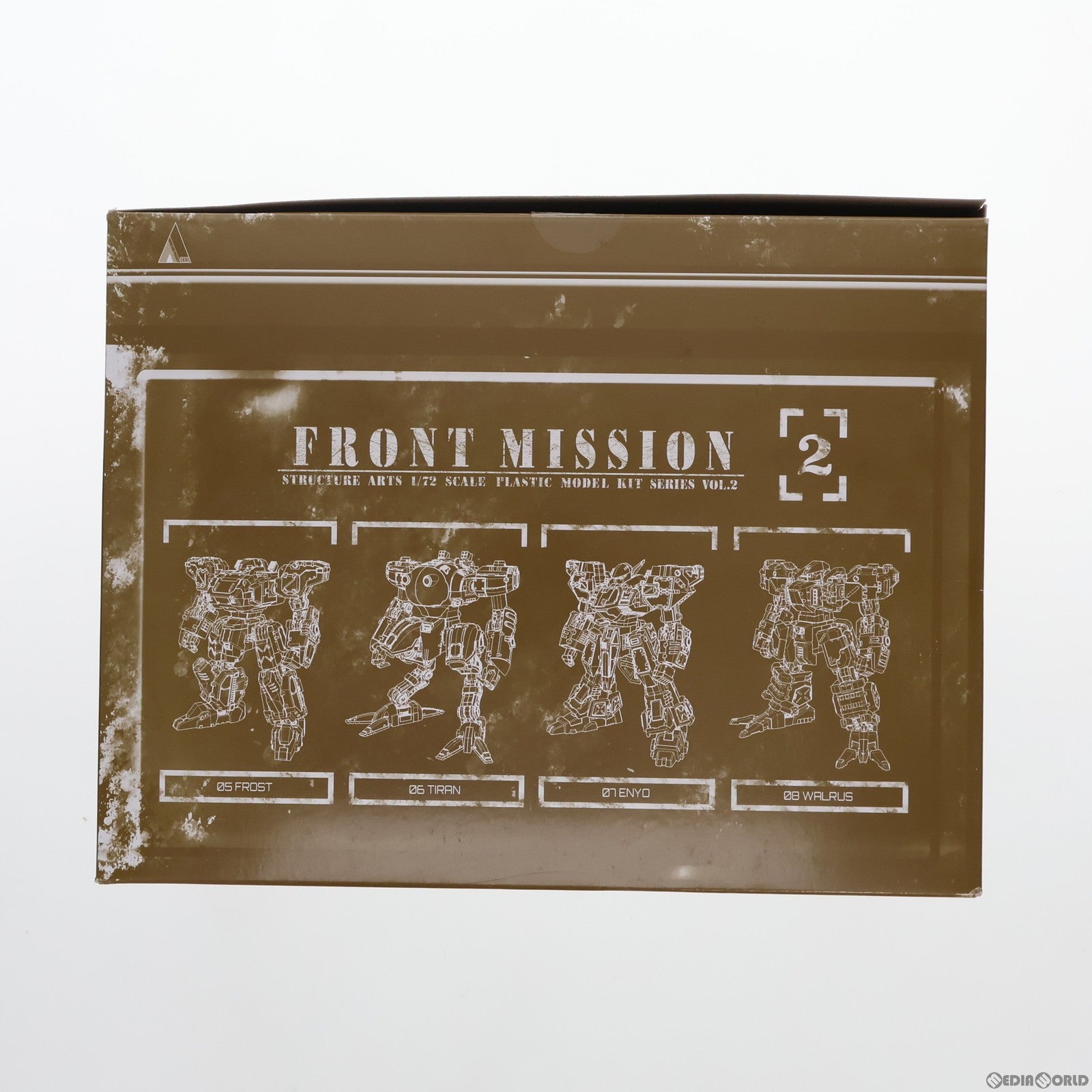 【中古即納】[PTM]フロントミッション ストラクチャーアーツ 1/72 スケール プラスティック モデルキット シリーズ Vol.2 全4種BOX FRONT MISSION プラモデル スクウェア・エニックス(20211231)