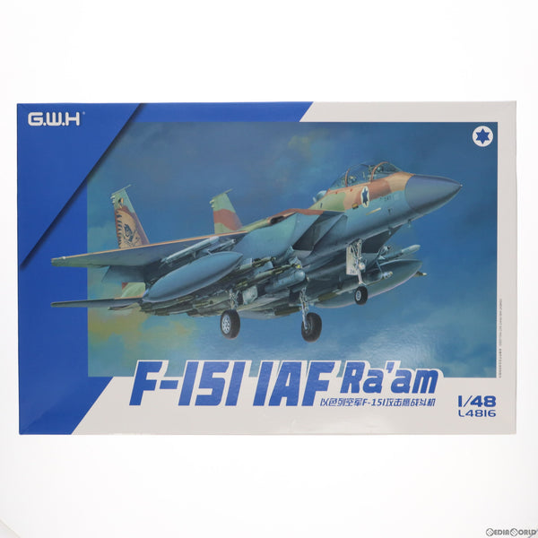 【中古即納】[PTM]1/48 イスラエル空軍 F-15I ラーム プラモデル(L4816) ピットロード/グレートウォールホビー(20151224)