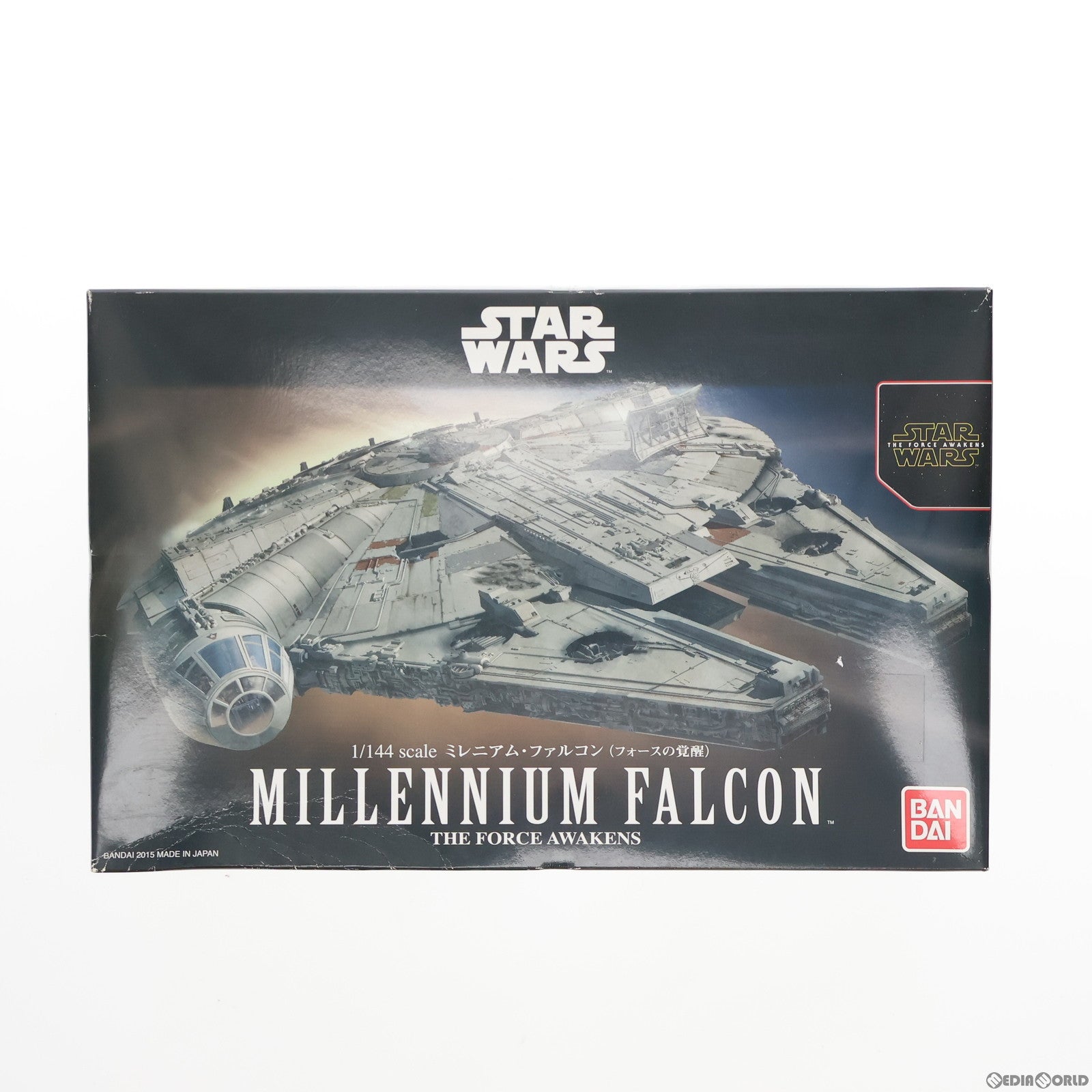 【中古即納】[PTM]1/144 ミレニアムファルコン(フォースの覚醒) スター・ウォーズ プラモデル(202288) バンダイ(20151030)