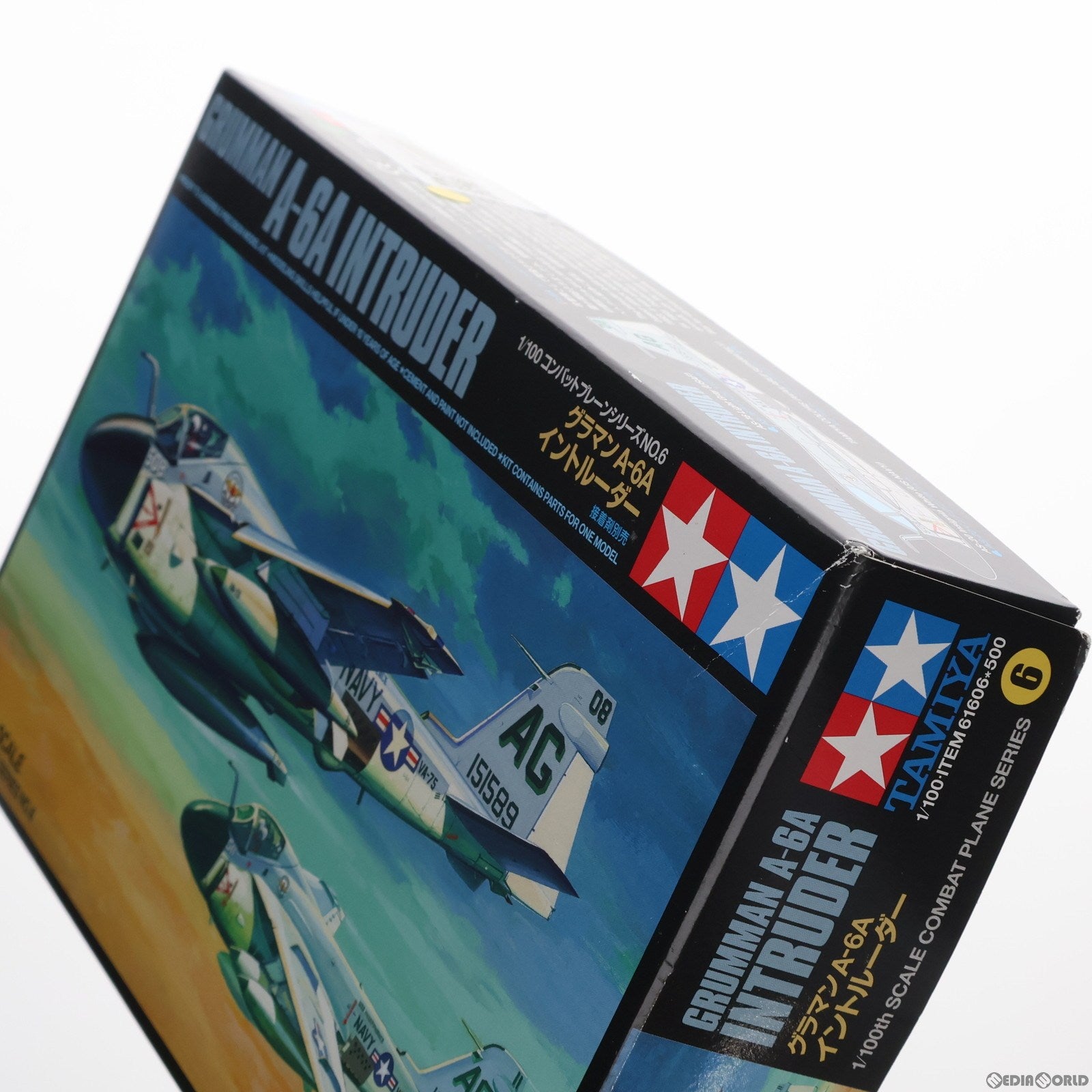 【中古即納】[PTM]コンバットプレーンシリーズ No.6 1/100 グラマン A-6A イントルーダー プラモデル(61606) タミヤ(19991231)