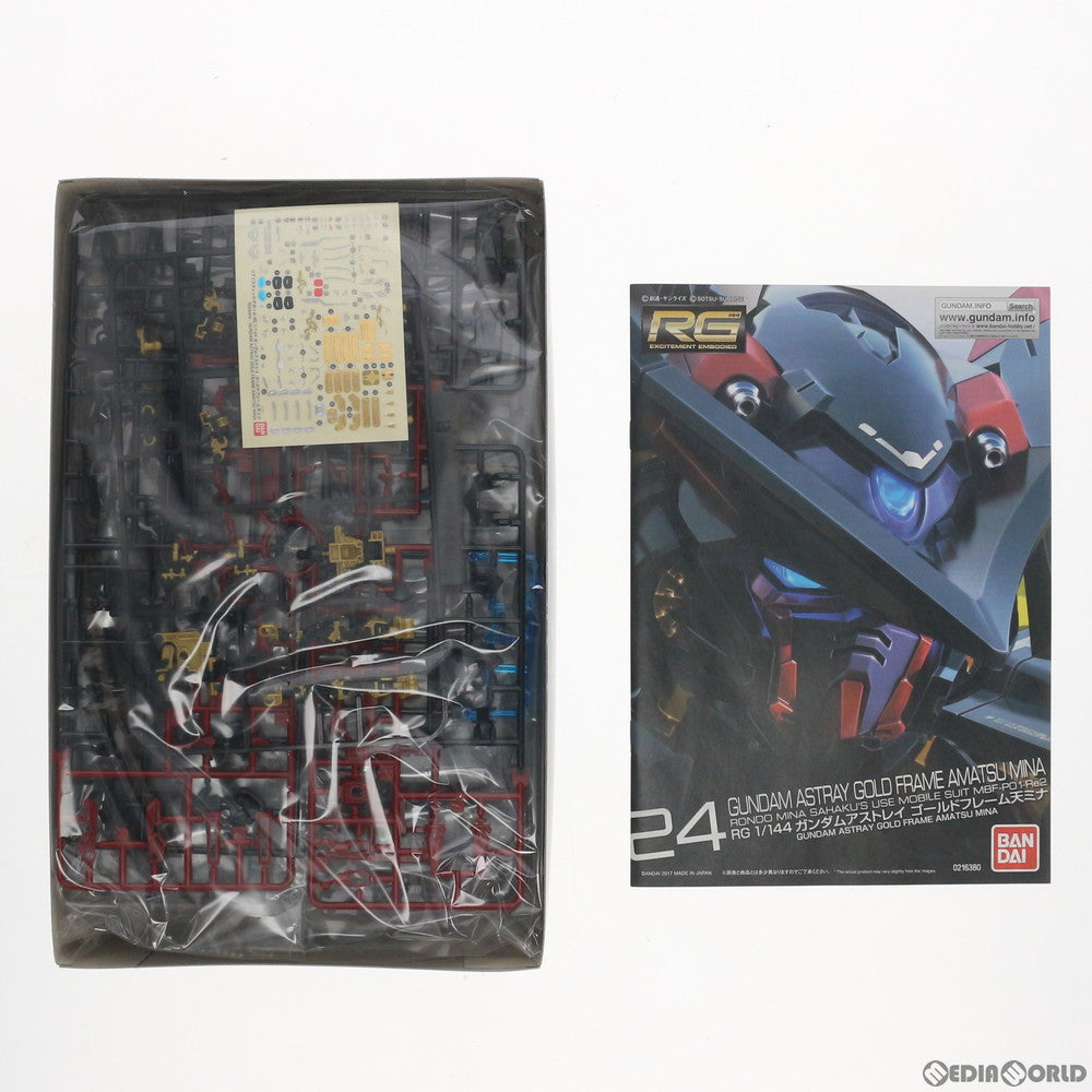 【中古即納】[PTM]RG 1/144 MBF-P01-Re2 ガンダムアストレイ ゴールドフレーム天ミナ 機動戦士ガンダムSEED ASTRAY(シード アストレイ) プラモデル バンダイ(20171118)