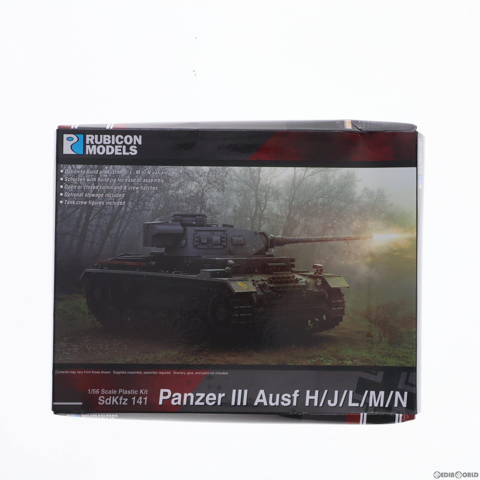 【中古即納】[PTM]1/56 III号戦車 H/J/L/M/N型 プラモデル(RB0092) RUBICON MODELS(ルビコンモデルス)(20201031)