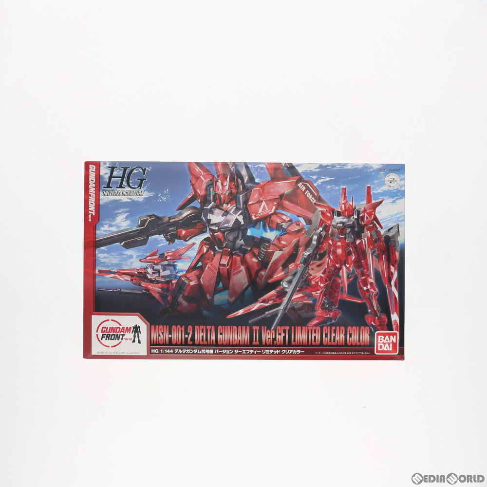 【中古即納】[PTM]ガンダムフロント東京限定 HGUC 1/144 MSN-001-2 デルタガンダム弐号機 Ver.GFT LIMITED CLEAR COLOR 機動戦士ガンダムUC(ユニコーン) MSV プラモデル(0211774) バンダイ(20160730)