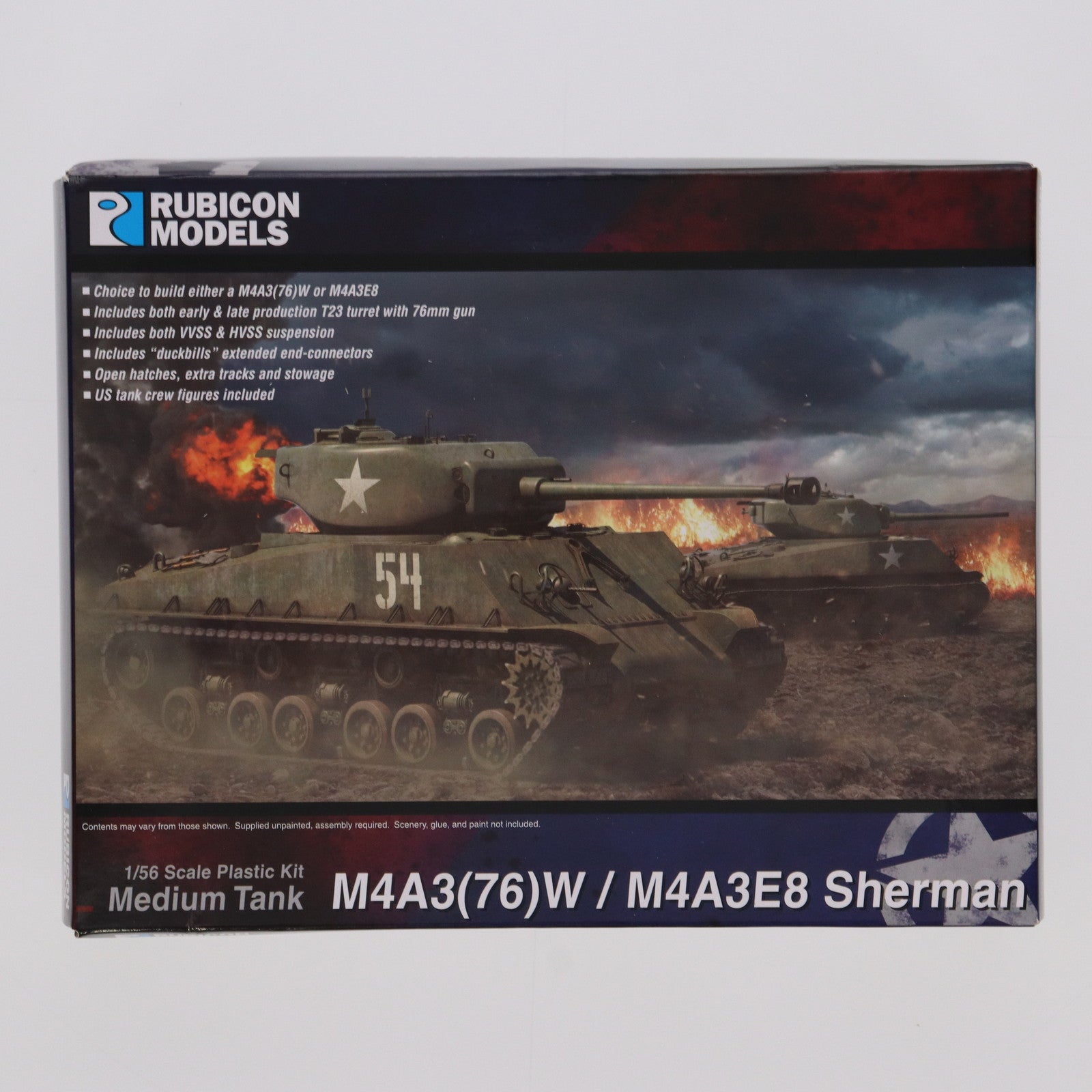 【中古即納】[PTM]1/56 M4A3/M4A3E8 シャーマン プラモデル(RB0042) RUBICON MODELS(ルビコンモデルス)(20170927)