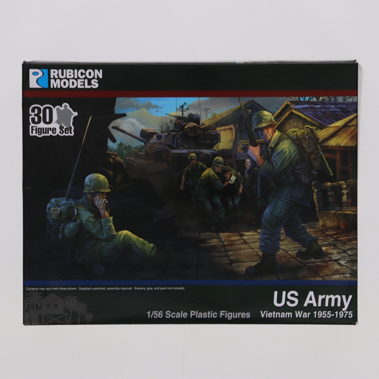 【中古即納】[PTM]1/56 アメリカ陸軍兵士 1955～1975年 ベトナム戦争(30体入) プラモデル(RB1004) RUBICON MODELS(ルビコンモデルス)(20230118)