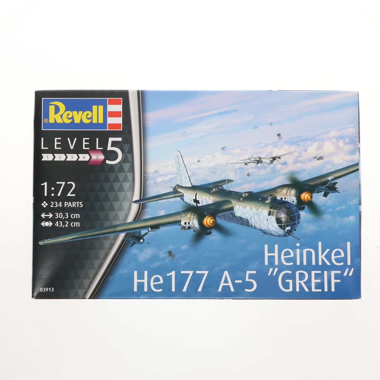 【中古即納】[PTM]1/72 ハインケル He 177A-5 グライフ プラモデル(03913) Revell(レベル)(20181227)