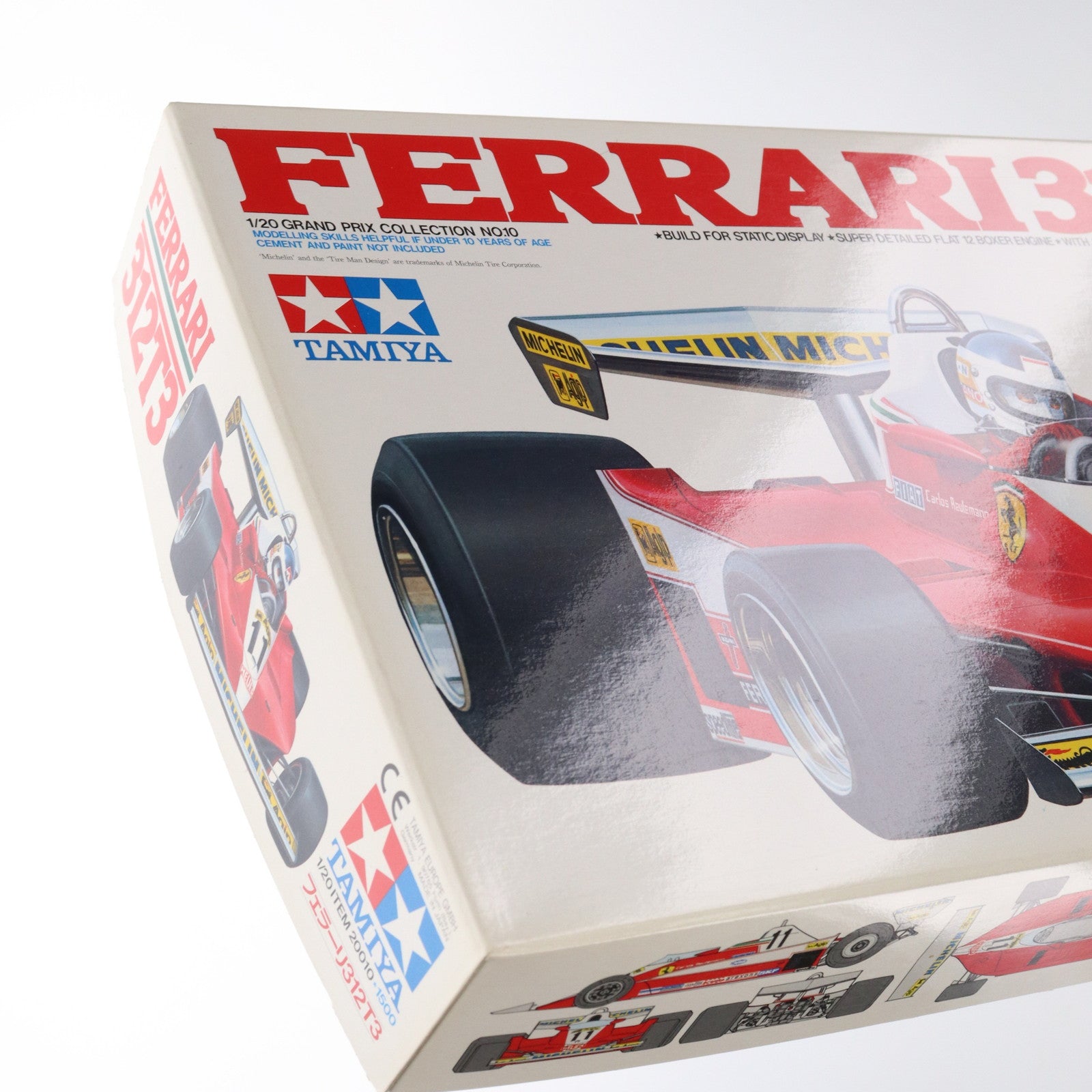 【中古即納】[PTM]グランプリコレクション No.10 1/20 フェラーリ312T3 ディスプレイモデル プラモデル(20010) タミヤ(19991231)