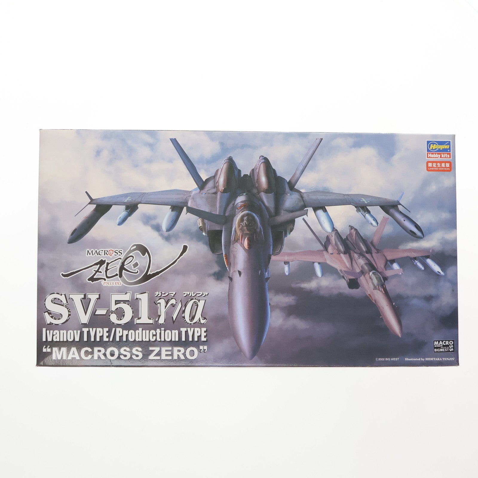 【中古即納】[PTM]1/72 SV-51γイワノフ機/α量産機 限定生産版 マクロス ゼロ プラモデル(65775) ハセガワ(20190303)