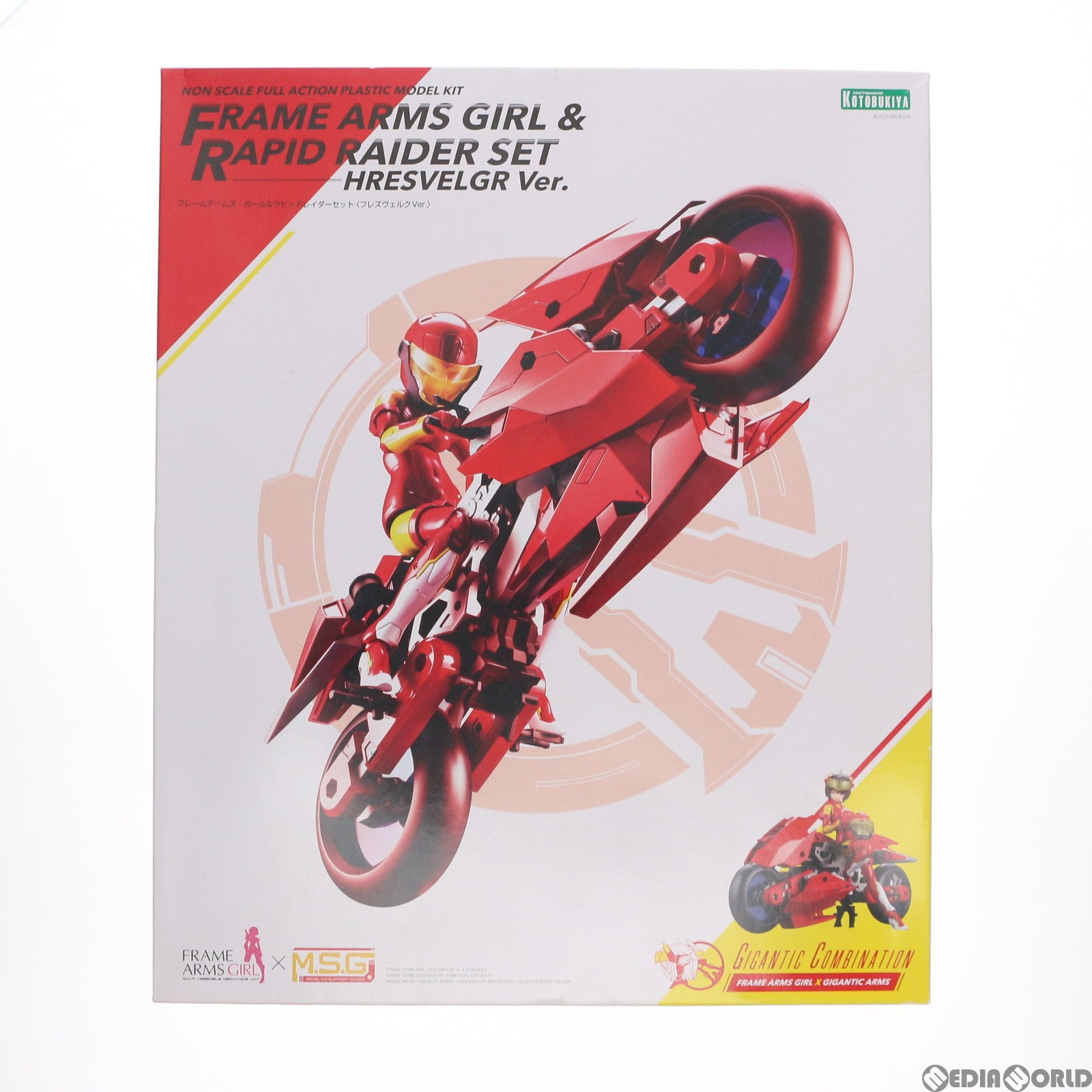 【中古即納】[PTM]フレームアームズ・ガール&ラピッドレイダーセット フレズヴェルクVer. プラモデル(FG048) コトブキヤ(20180825)