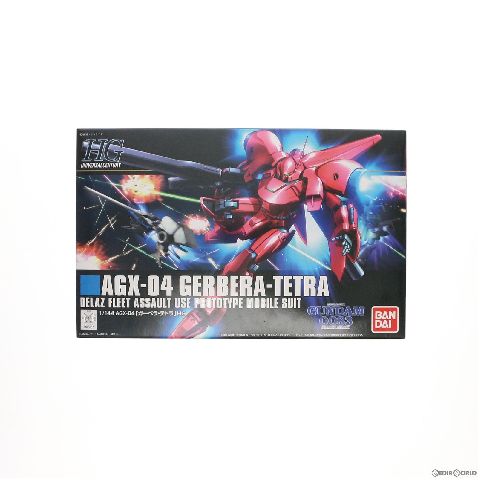 【中古即納】[PTM]HGUC 1/144 AGX-04 ガーベラ・テトラ 機動戦士ガンダム0083 STARDUST MEMORY プラモデル(0183657) バンダイ(20180224)