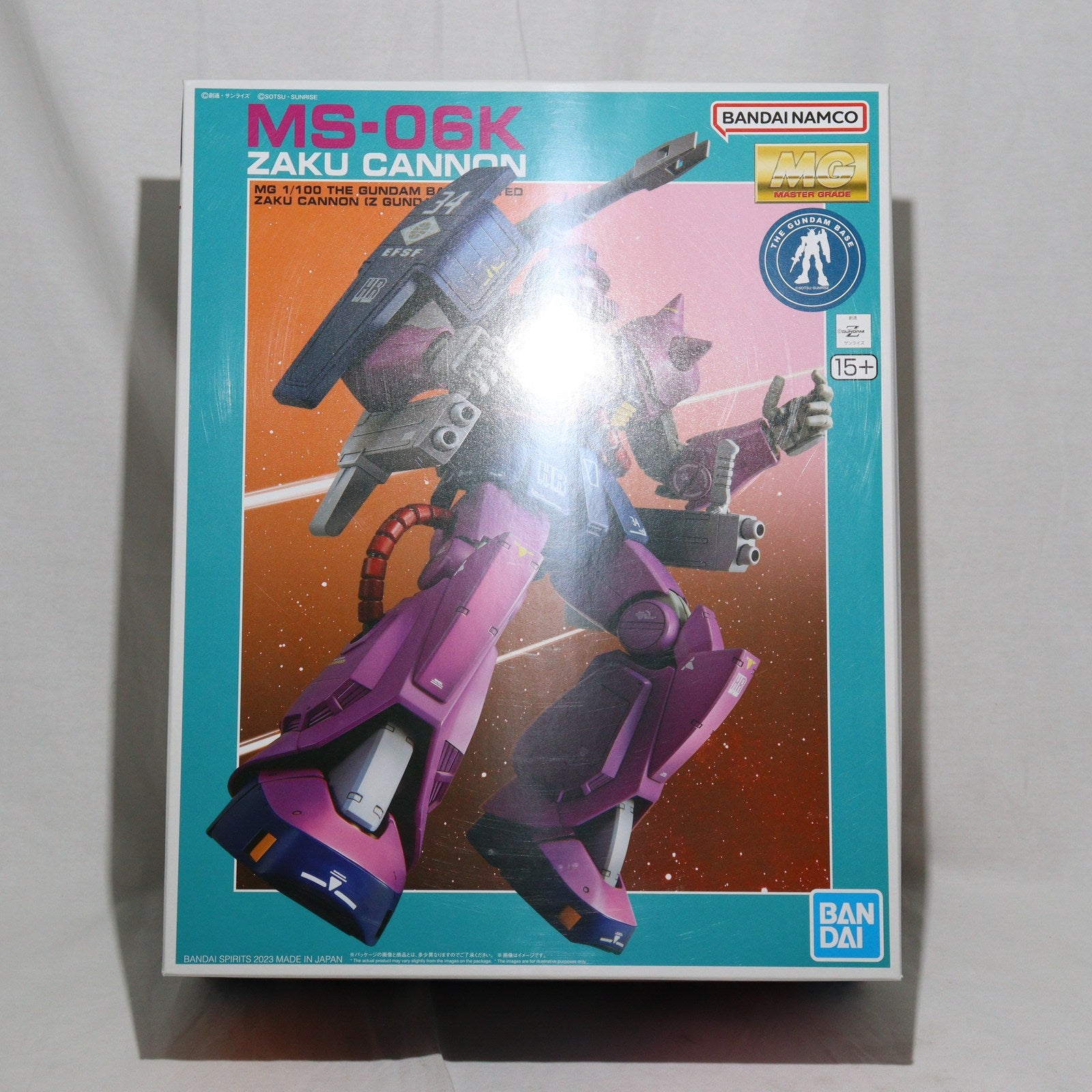 【中古即納】[PTM]ガンダムベース限定 MG 1/100 MS-06K ザク・キャノン(ZガンダムVer.) 機動戦士Zガンダム プラモデル(5065410) バンダイスピリッツ(20231130)