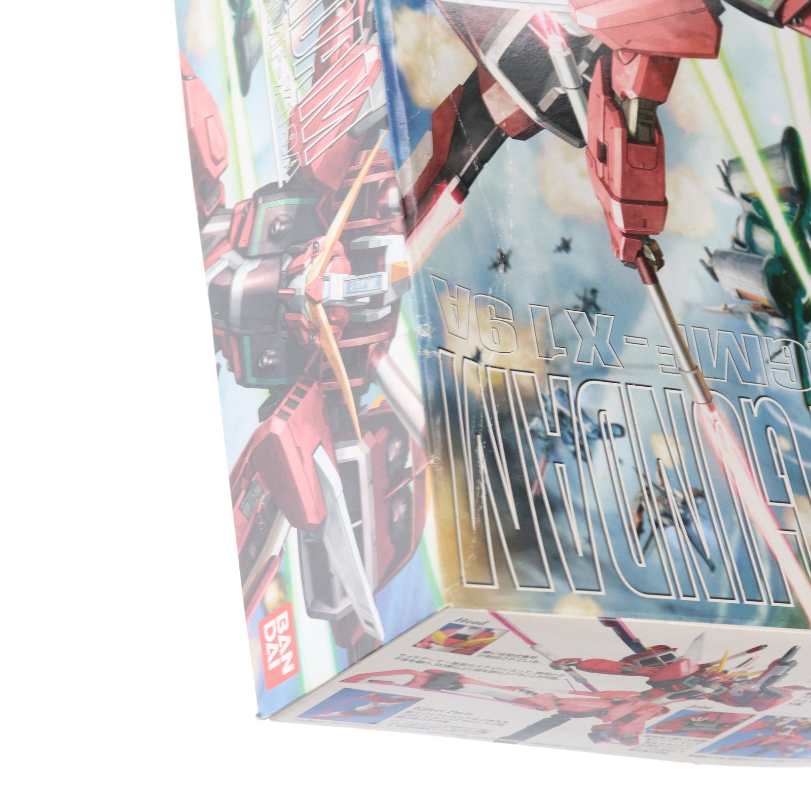 【中古即納】[PTM]MG 1/100 ZGMF-X19A インフィニットジャスティスガンダム 機動戦士ガンダムSEED DESTINY(シード デスティニー) プラモデル(0156649) バンダイ(20081001)