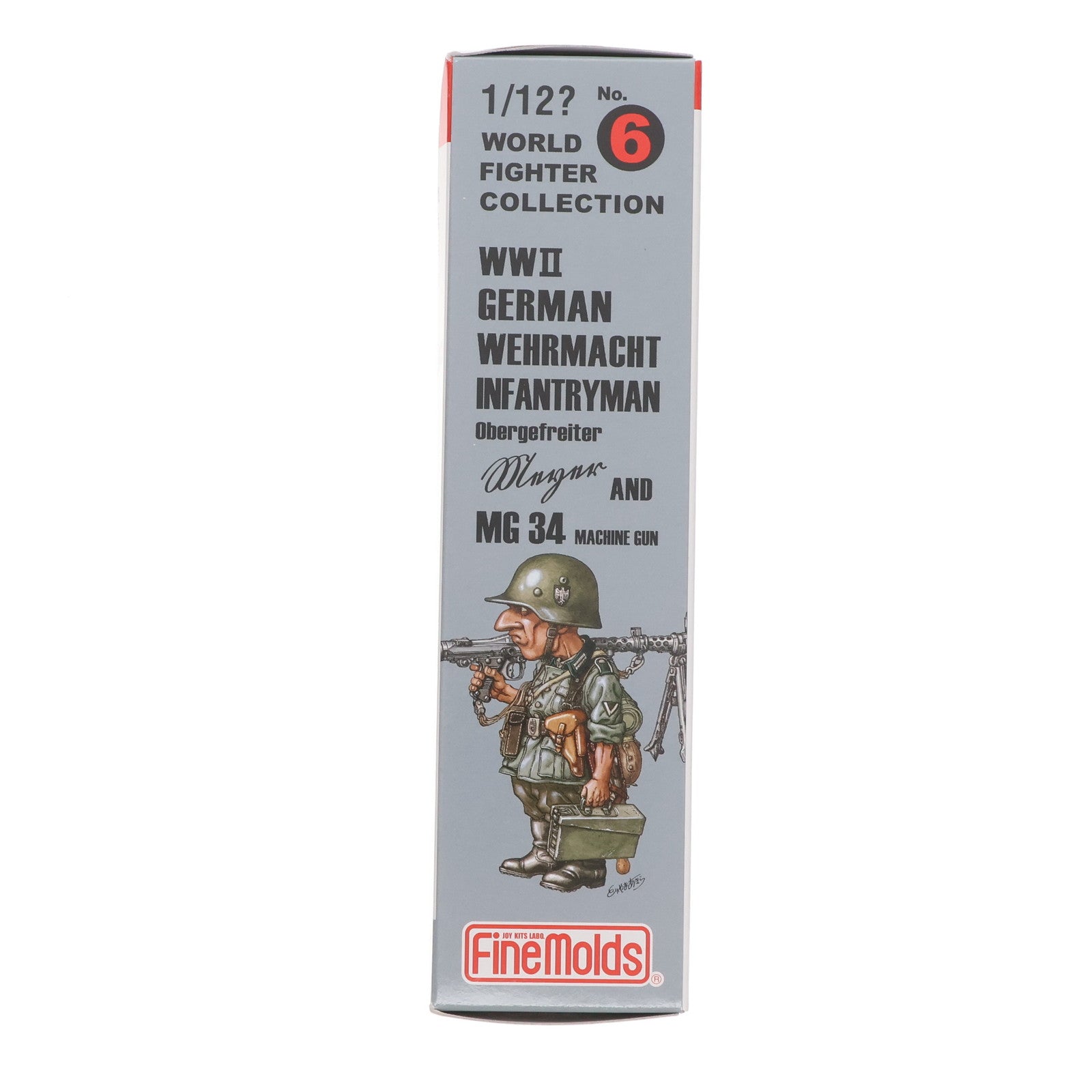 【中古即納】[PTM] ワールドファイターコレクション No.6 1/12 WWII ドイツ陸軍歩兵 マイヤー MG-34機関銃  プラモデル(FT06) Finemolds(ファインモールド) (20240718)