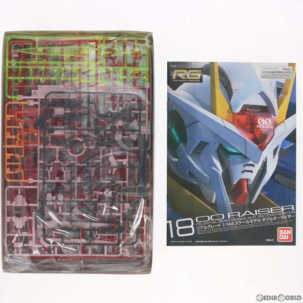 【中古即納】[PTM]プレミアムバンダイ限定 RG 1/144 GN-0000+GNR-010 トランザムライザー グロスインジェクションVer. 機動戦士ガンダム00(ダブルオー) プラモデル(0196824) バンダイ(20150630)