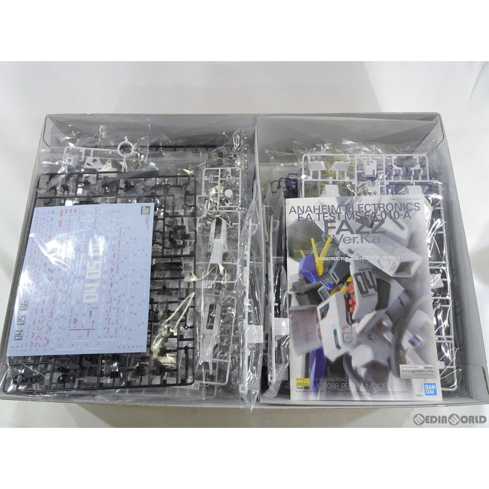 【中古即納】[PTM]ガンダムベース限定 MG 1/100 FA-010A FAZZ(ファッツ) Ver.Ka チタニウムフィニッシュ ガンダム・センチネル プラモデル(5060598) バンダイスピリッツ(20200808)