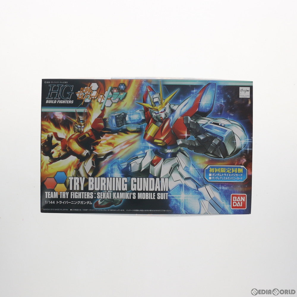 【中古即納】[PTM]HGBF 1/144 トライバーニングガンダム ガンダムビルドファイターズトライ プラモデル(0195958) バンダイ(20171111)