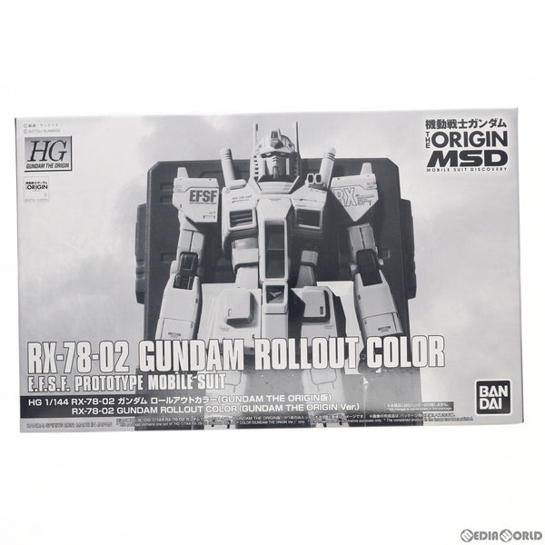 中古即納】[PTM]プレミアムバンダイ限定 HG 1/144 RX-78-02 ガンダム ロールアウトカラー(GUNDAM THE ORIGIN版)  機動戦士ガンダム THE ORIGIN(ジ・オリジン) MSD プラモデル(5061413) バンダイスピリッツ