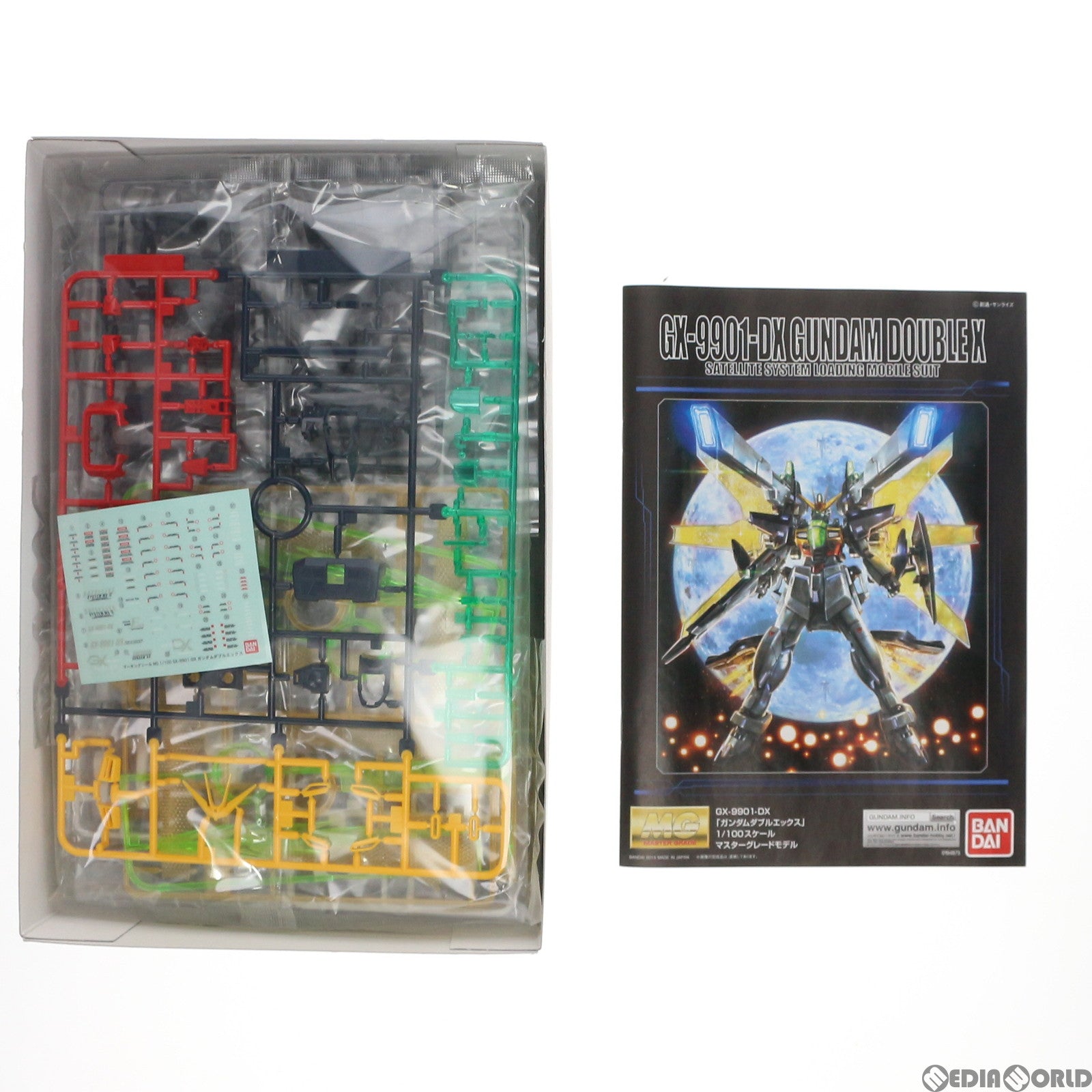 【中古即納】[PTM]MG 1/100 GX-9901-DX ガンダムダブルエックス 機動新世紀ガンダムX プラモデル(0194873) バンダイ(20150328)