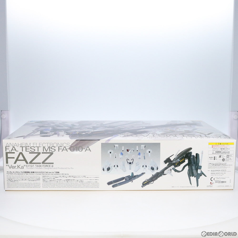 【中古即納】[PTM]MG 1/100 FAZZ(ファッツ) Ver.Ka ガンダム・センチネル プラモデル(5058880) バンダイスピリッツ(20200428)