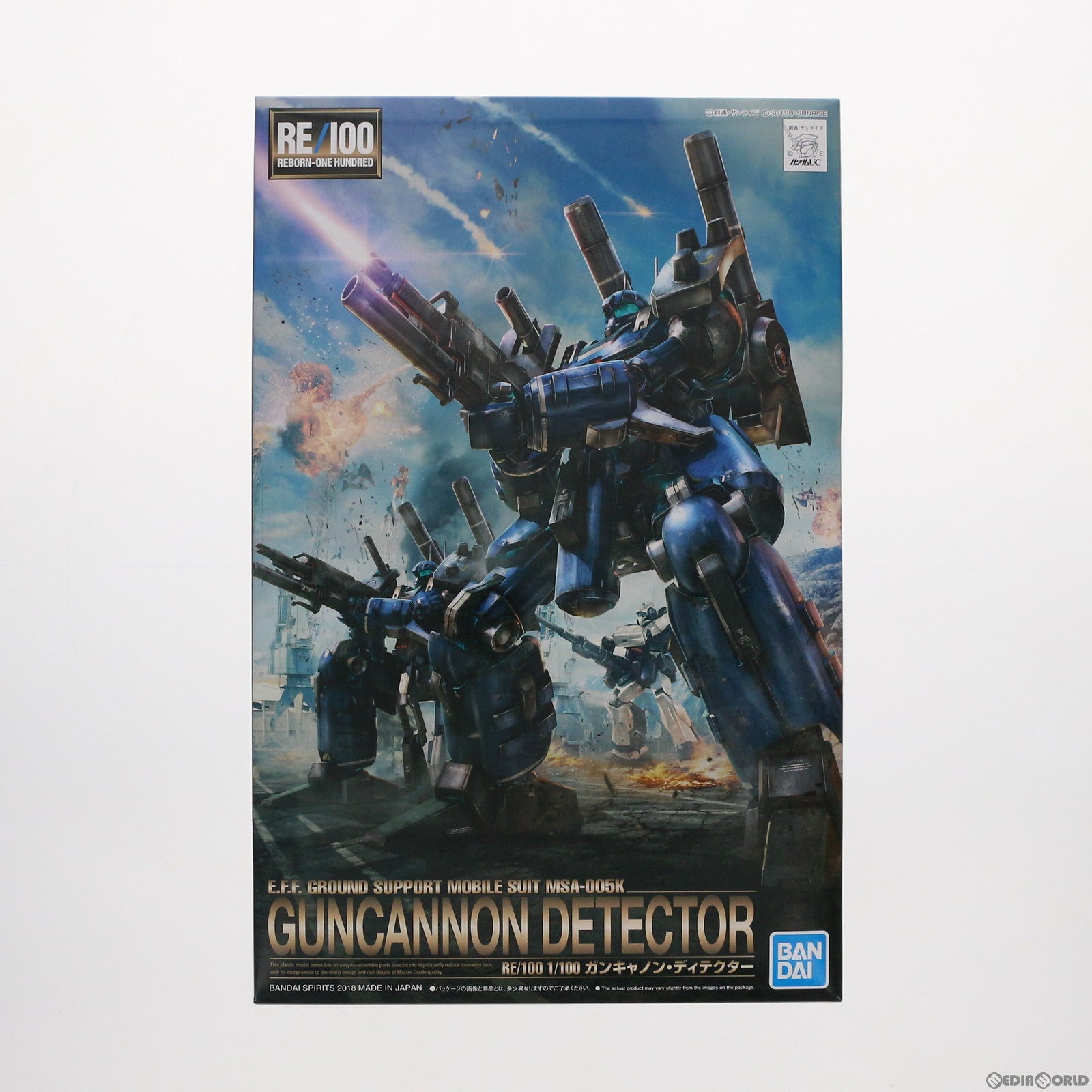 【中古即納】[PTM]RE/100 1/100 MSA-005K ガンキャノン・ディテクター 機動戦士ガンダムUC(ユニコーン) Episode4 重力の井戸の底 プラモデル バンダイスピリッツ(20180430)