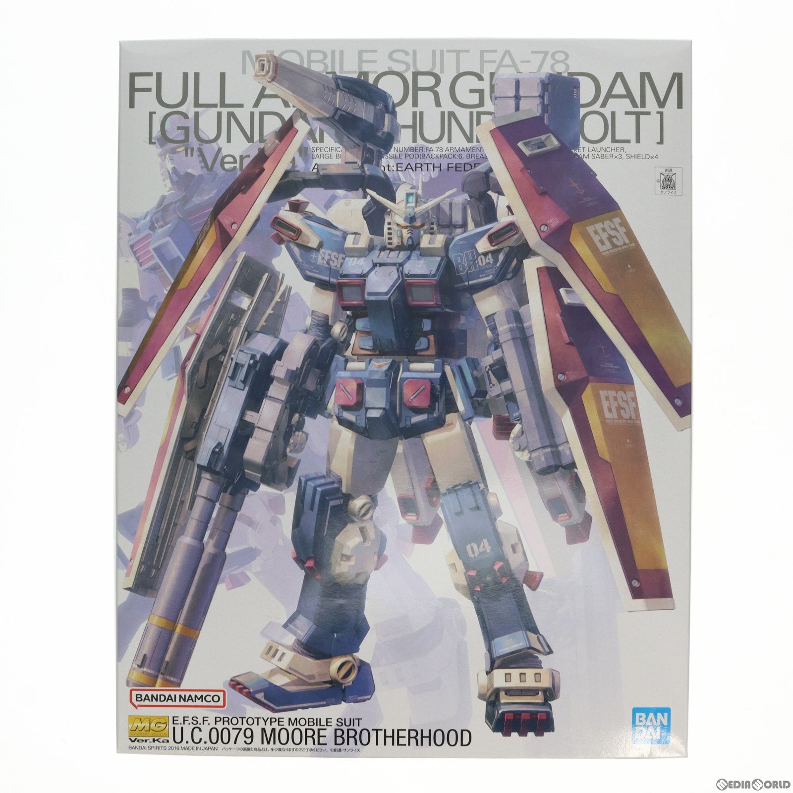 【中古即納】[PTM]MG 1/100 FA-78 フルアーマー・ガンダム Ver.Ka(GUNDAM THUNDERBOLT Ver.) 機動戦士ガンダム サンダーボルト プラモデル(5063049) バンダイスピリッツ(20211027)