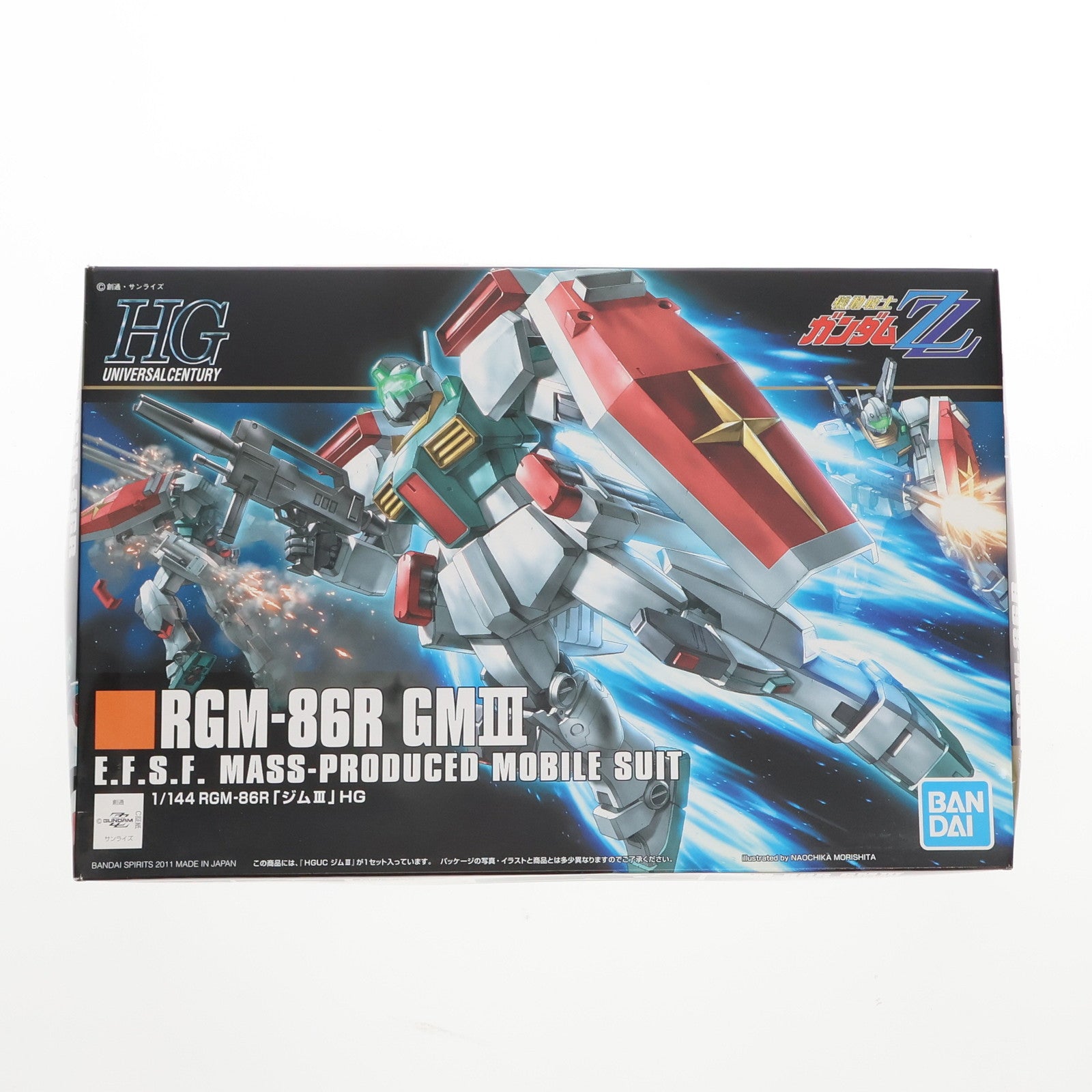 【中古即納】[PTM](再販)HGUC 1/144 RGM-86R ジムIII 機動戦士ガンダムZZ(ダブルゼータ) プラモデル(5055882) バンダイスピリッツ(20240724)