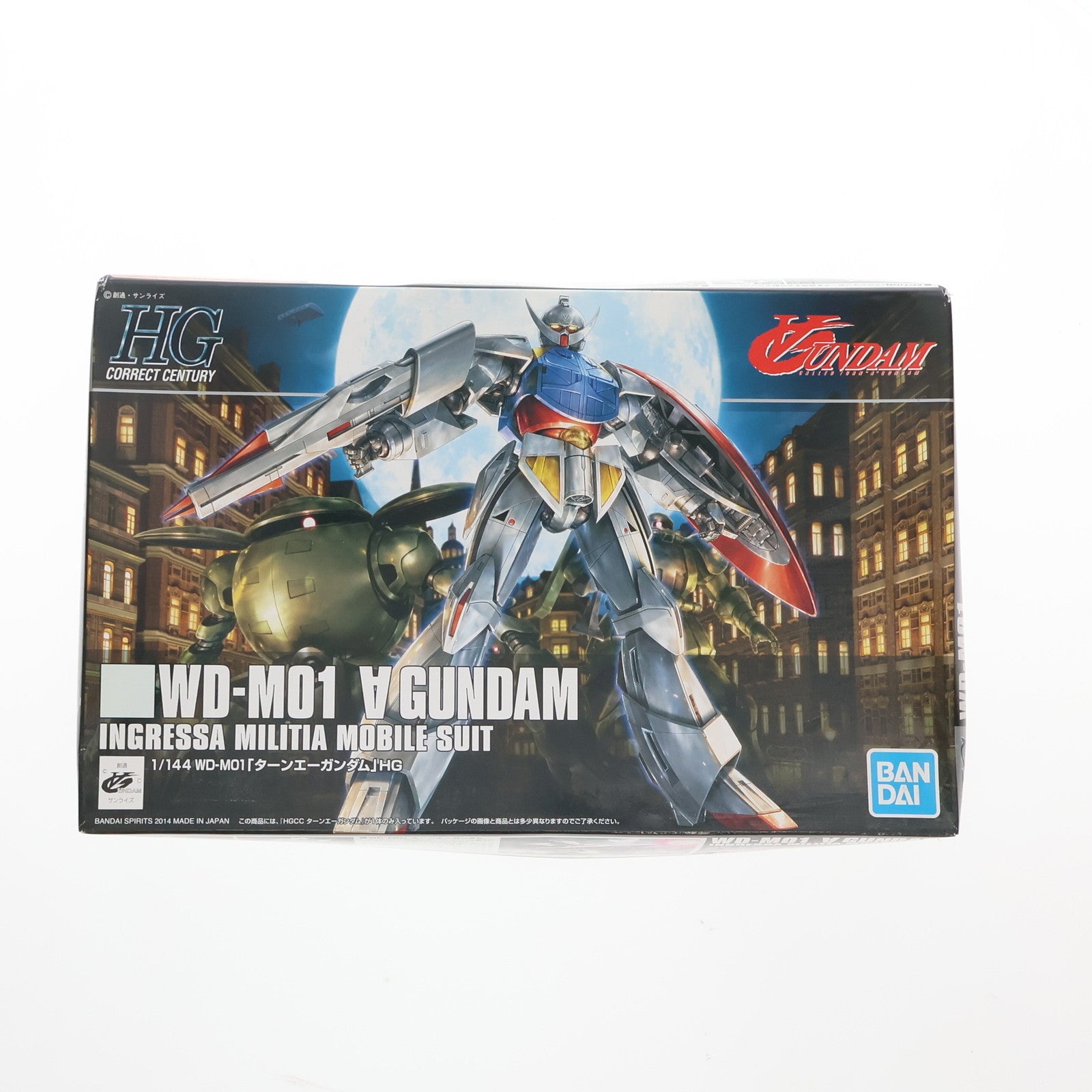 【中古即納】[PTM]HGCC 1/144 WD-M01 ターンエーガンダム ∀ガンダム プラモデル(5060401) バンダイスピリッツ(20240417)