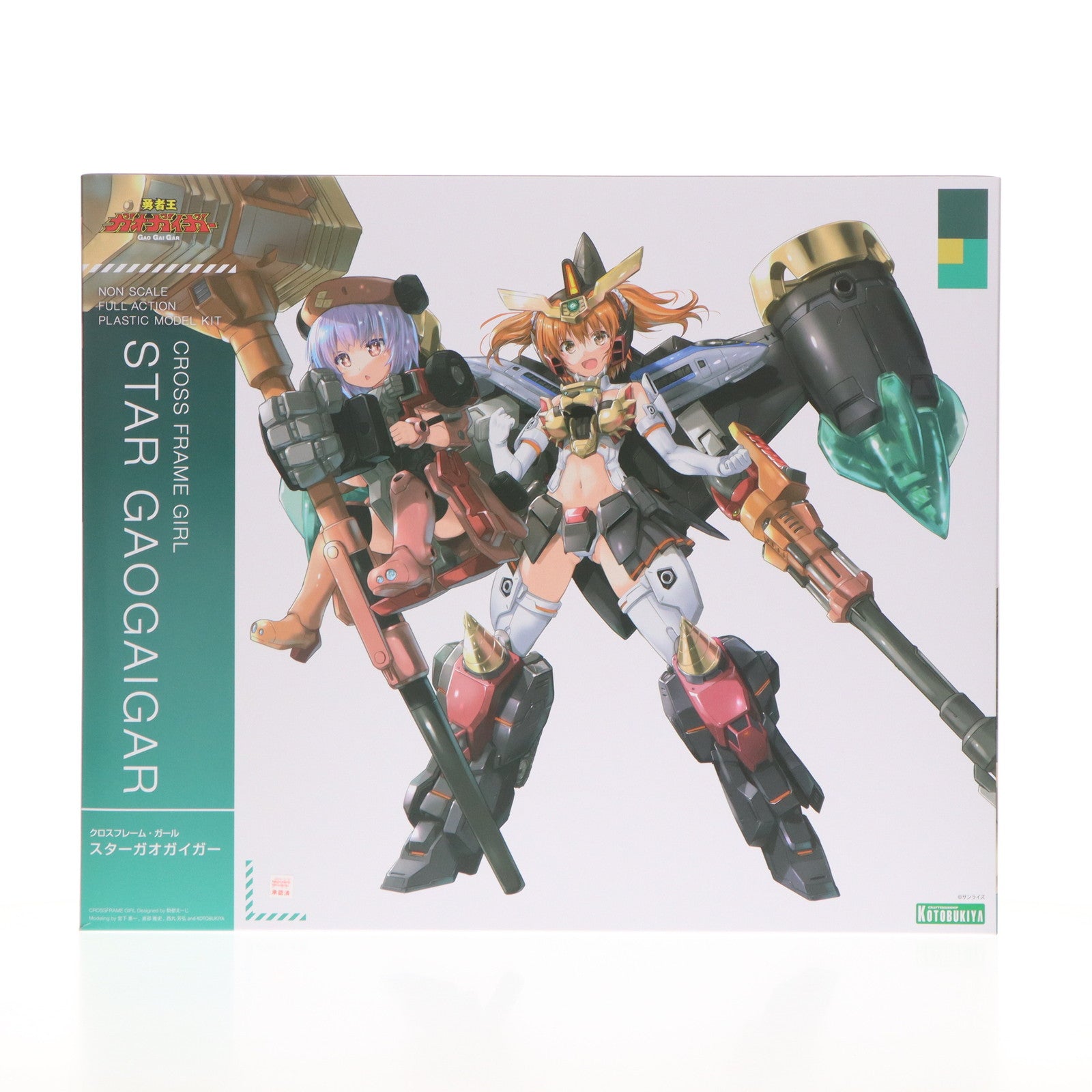 【中古即納】[PTM]コトブキヤショップ限定特典付属 フレームアームズ・ガール クロスフレーム・ガール スターガオガイガー 勇者王ガオガイガー プラモデル(CG013) コトブキヤ(20240620)