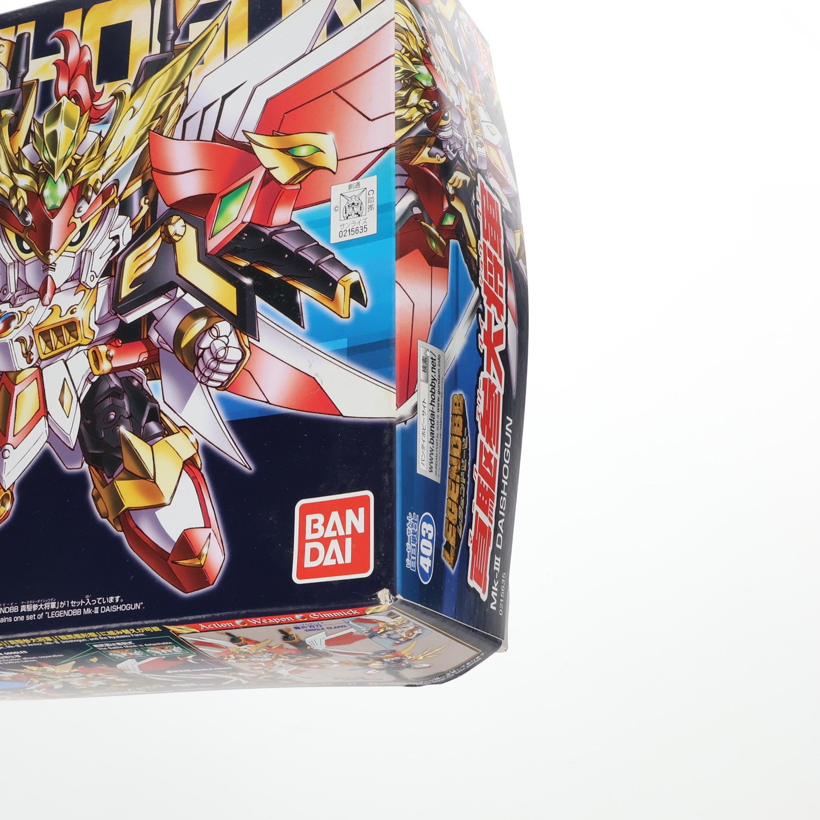 【中古即納】[PTM]SDガンダム BB戦士 No.403 LEGEND BB 真駆参大将軍(マークスリーダイショウグン) SD戦国伝 プラモデル バンダイ(20170531)