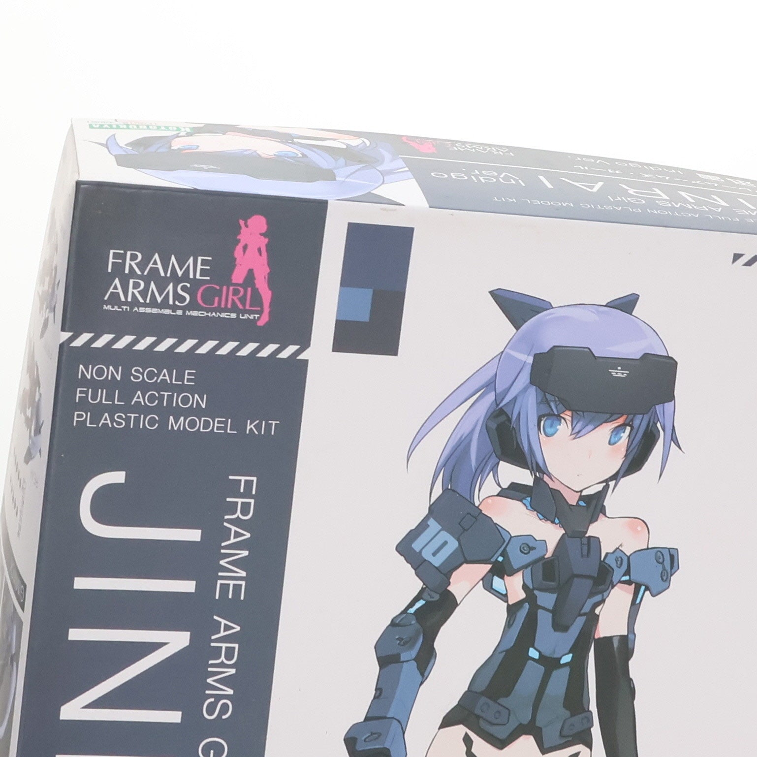 【中古即納】[PTM]フレームアームズ・ガール 迅雷(じんらい) Indigo Ver. プラモデル(FG018) コトブキヤ(20161015)