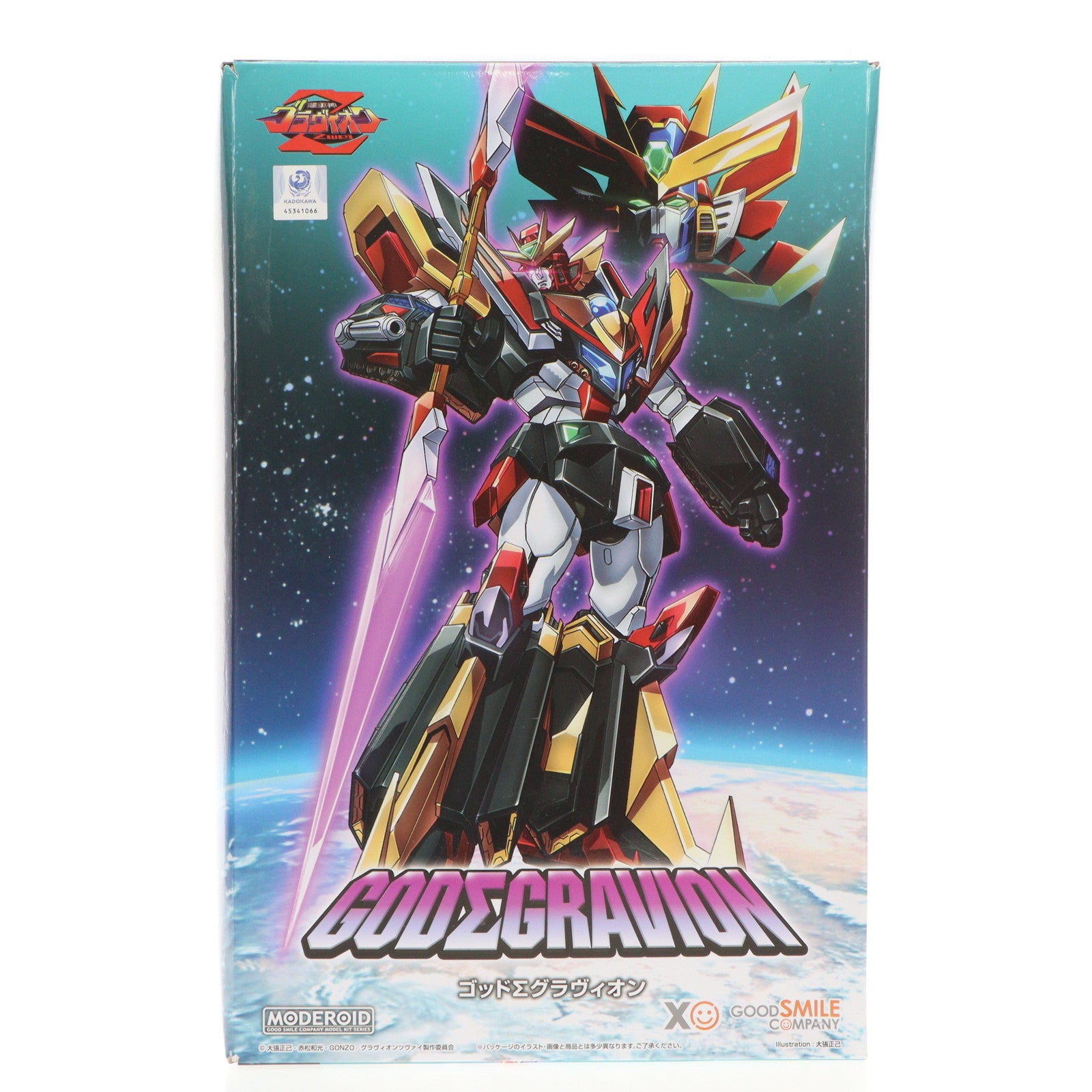 【中古即納】[PTM]GOODSMILE ONLINE SHOP限定特典付属 MODEROID(モデロイド) ゴッドΣグラヴィオン 超重神グラヴィオンZwei(ツヴァイ) プラモデル グッドスマイルカンパニー(20230212)