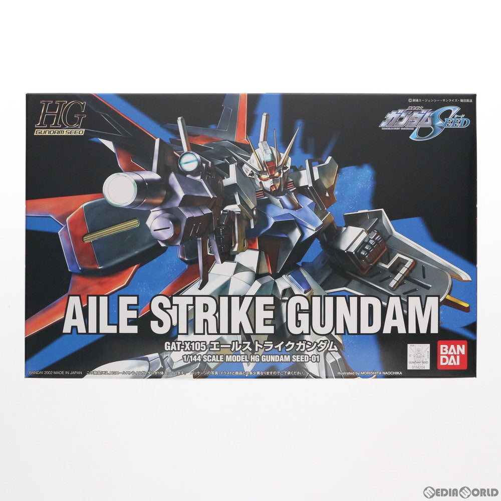 【中古即納】[PTM]HG 1/144 GAT-X105 エールストライクガンダム 機動戦士ガンダムSEED(シード) プラモデル バンダイ(20021120)