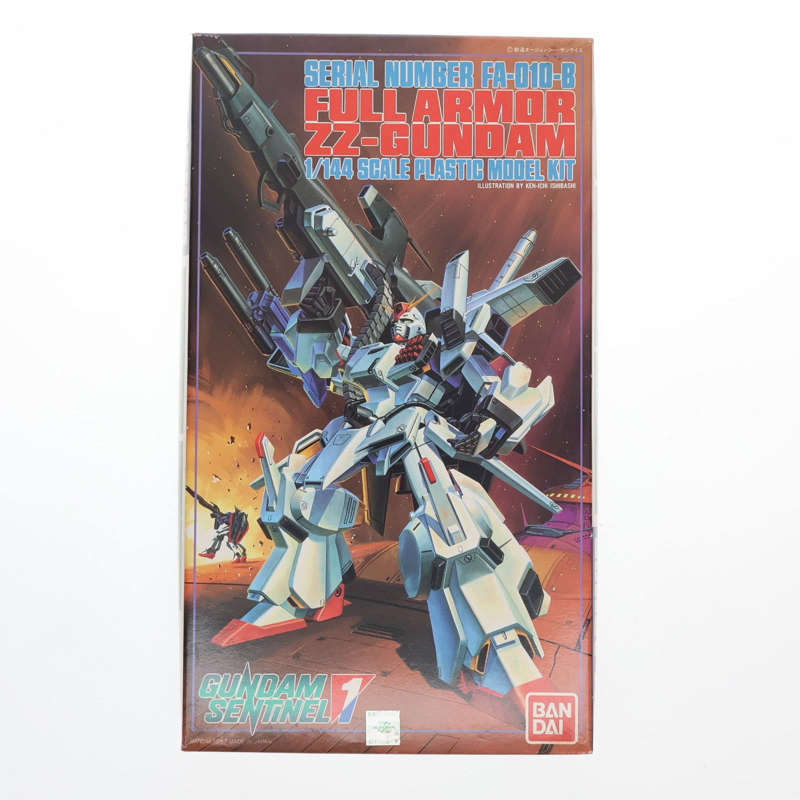 【中古即納】[PTM]1/144 FA-010-B フルアーマーダブルゼータガンダム ガンダム・センチネル シリーズNo.1 プラモデル(0020267) バンダイ(20180324)