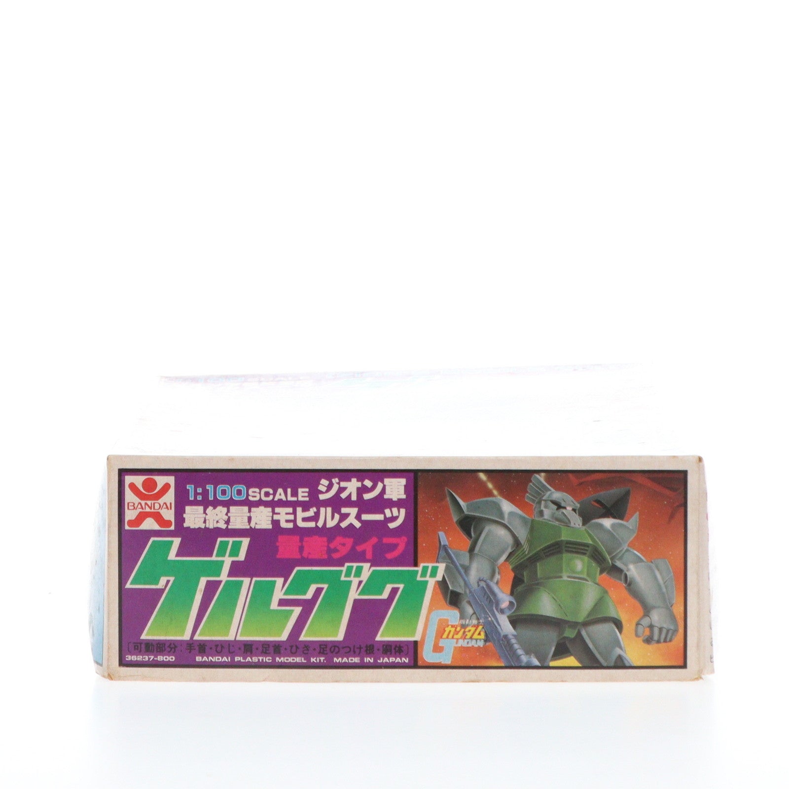 【中古即納】[PTM](JAN無し版)1/100 量産型ゲルググ 機動戦士ガンダム プラモデル(36237) バンダイ(19810630)