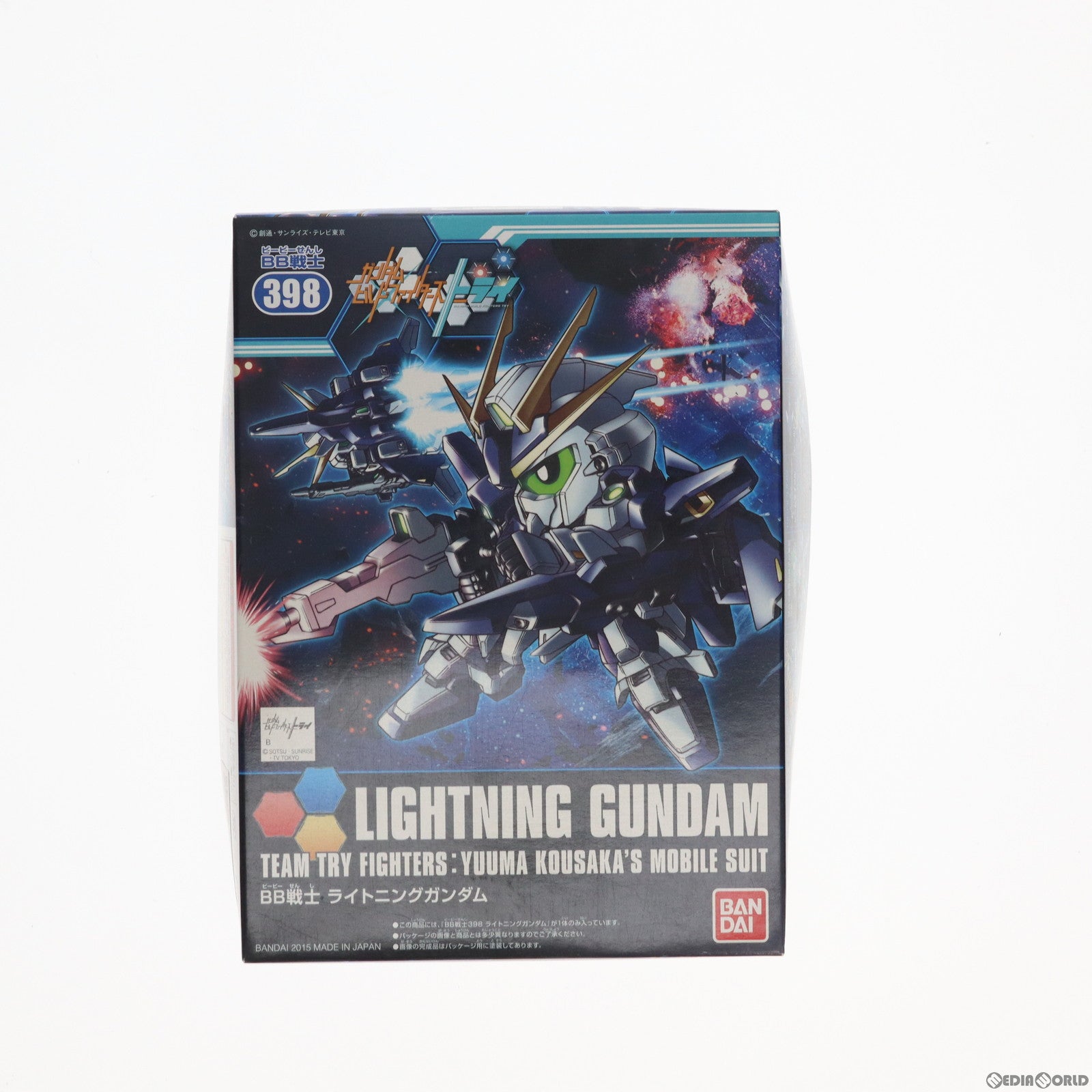 【中古即納】[PTM]SDBF BB戦士 No.398 ライトニングガンダム ガンダムビルドファイターズトライ プラモデル バンダイ(20150411)