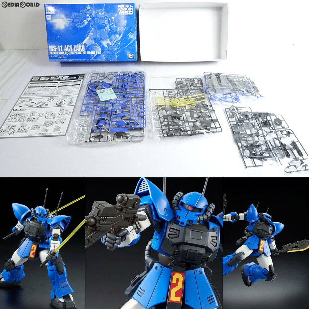 【中古即納】[PTM]プレミアムバンダイ限定 HG 1/144 MS-11 アクト・ザク 機動戦士ガンダム THE ORIGIN(ジ・オリジン) MSD プラモデル(0224804) バンダイ(20180228)