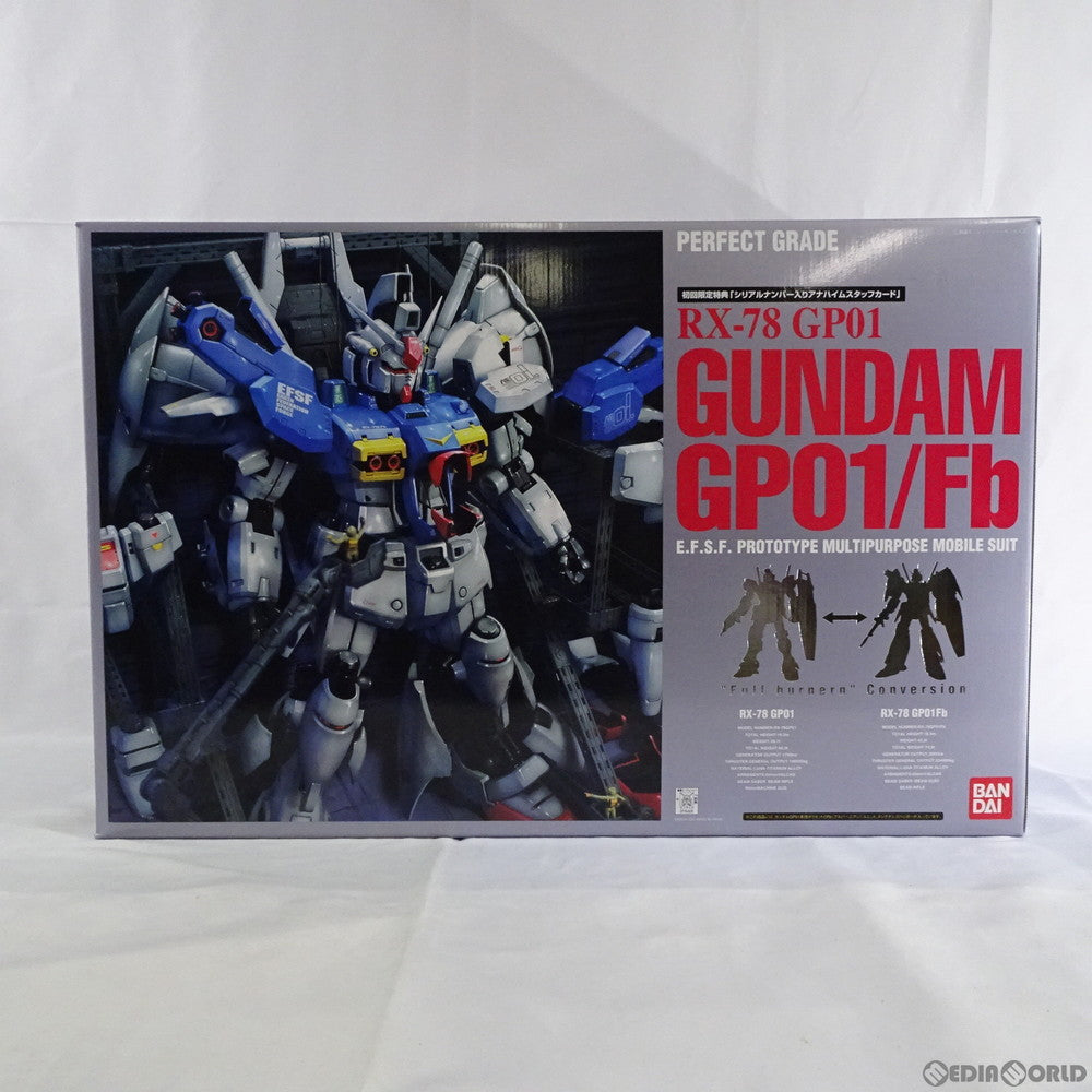 【中古即納】[PTM]PG 1/60 RX-78GP01/Fb RX-78ガンダムGP01/FB 機動戦士ガンダム0083 STARDUST MEMORY(スターダストメモリー) プラモデル(0116409) バンダイ(20031130)