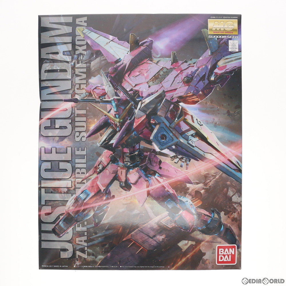 【中古即納】[PTM]MG 1/100 ZGMF-X09A ジャスティスガンダム 機動戦士ガンダムSEED(シード) プラモデル バンダイ(20170624)