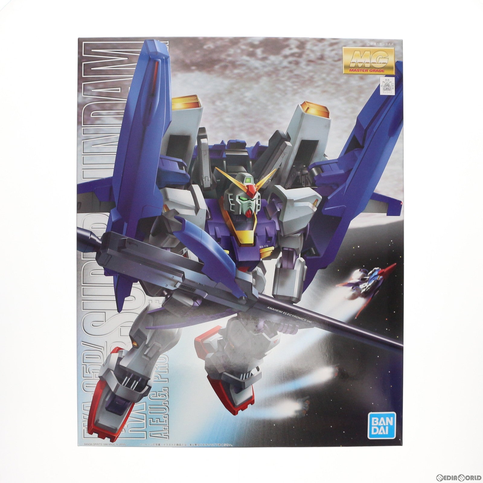 【中古即納】[PTM]MG 1/100 FXA-05D + RX-178 スーパーガンダム 反地球連邦政府組織(エゥーゴ) 試作型モビルスーツ支援戦闘機装備型 機動戦士Zガンダム プラモデル(5062915) バンダイスピリッツ(20180430)