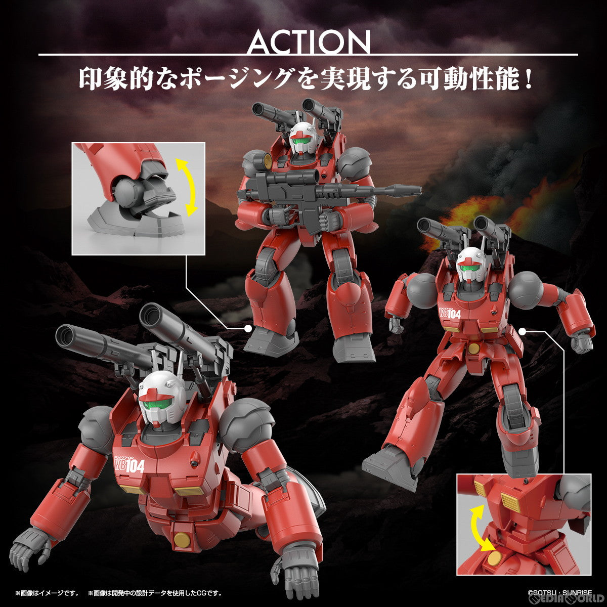 【中古即納】[PTM]HG 1/144 ガンキャノン(ククルス・ドアンの島版) 機動戦士ガンダム ククルス・ドアンの島 プラモデル(5065315) バンダイスピリッツ(20230520)