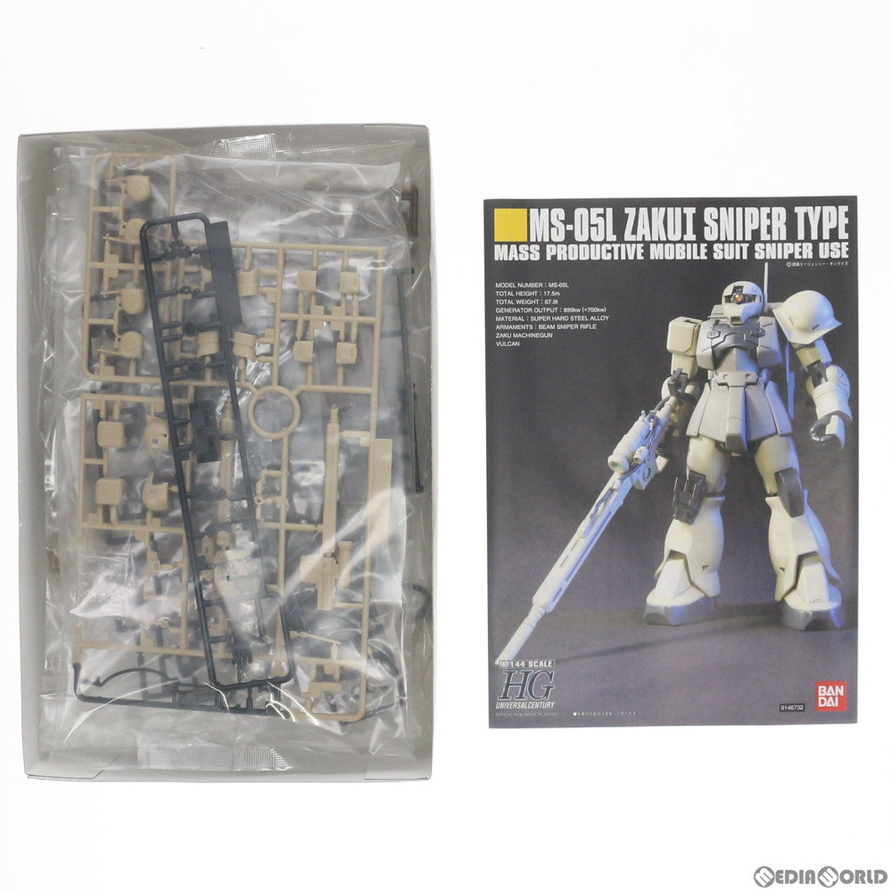 【中古即納】[PTM]HGUC 1/144 MS-05L ザクI・スナイパータイプ 機動戦士ガンダム外伝 THE BLUE DESTINY(ザ ブルー ディスティニー) プラモデル バンダイ(20190419)