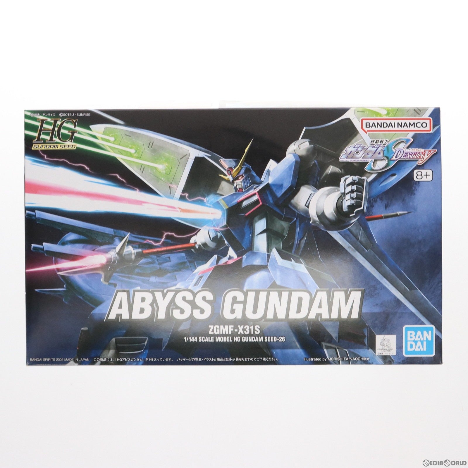 【中古即納】[PTM]HG 1/144 ZGMF-X31S アビスガンダム 機動戦士ガンダムSEED DESTINY(シード デスティニー) プラモデル(5066144) バンダイスピリッツ(20231220)