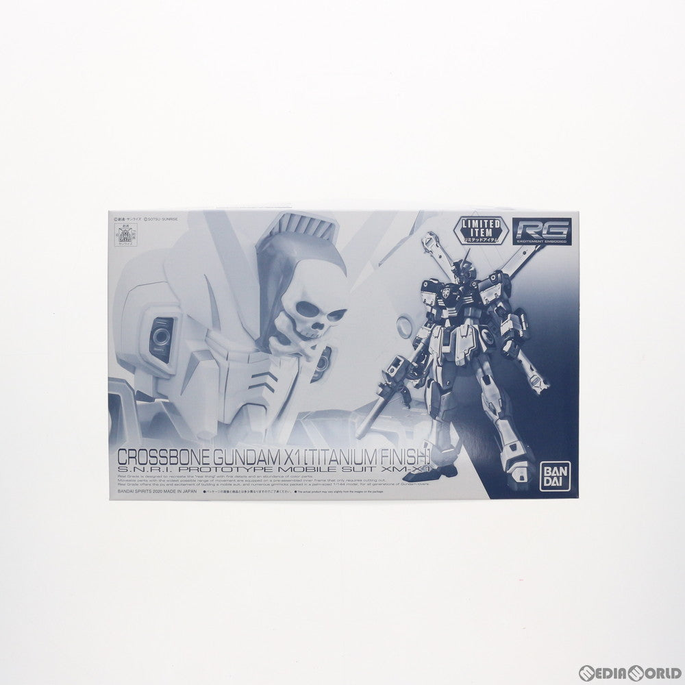 【中古即納】[PTM]RG 1/144 XM-X1 クロスボーン・ガンダムX1 チタニウムフィニッシュ 機動戦士クロスボーン・ガンダム プラモデル GUNPLA EXPO TOKYO 2020開催記念 プレミアムバンダイ限定(5058993) バンダイスピリッツ(20201112)