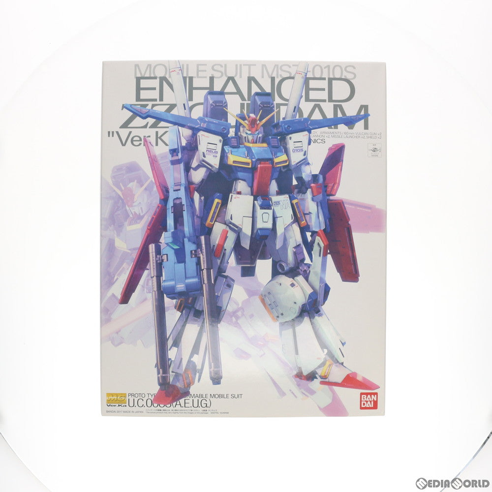 【中古即納】[PTM]プレミアムバンダイ限定 MG 1/100 MSZ-010S 強化型ダブルゼータガンダム Ver.Ka 機動戦士ガンダムZZ(ダブルゼータ) プラモデル(0223248) バンダイ(20171231)