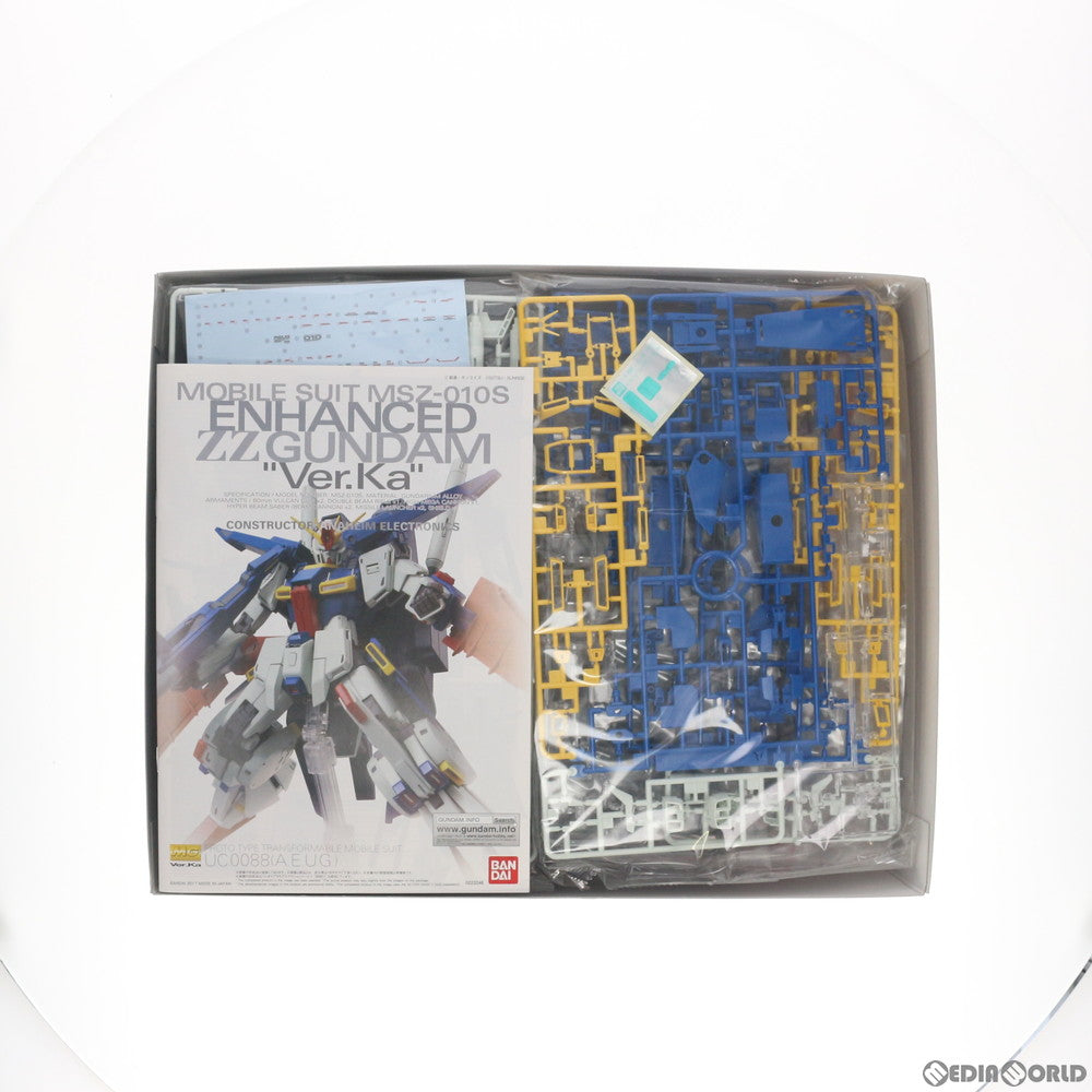 【中古即納】[PTM]プレミアムバンダイ限定 MG 1/100 MSZ-010S 強化型ダブルゼータガンダム Ver.Ka 機動戦士ガンダムZZ(ダブルゼータ) プラモデル(0223248) バンダイ(20171231)