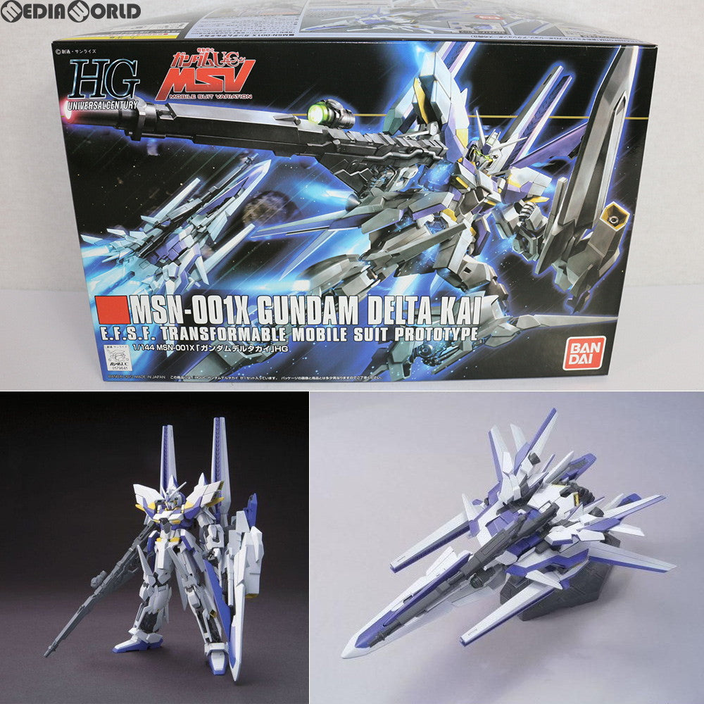 【中古即納】[PTM]HGUC 1/144 MSN-001X ガンダムデルタカイ 機動戦士ガンダムUC(ユニコーン) MSV プラモデル(0179641) バンダイ(20180201)