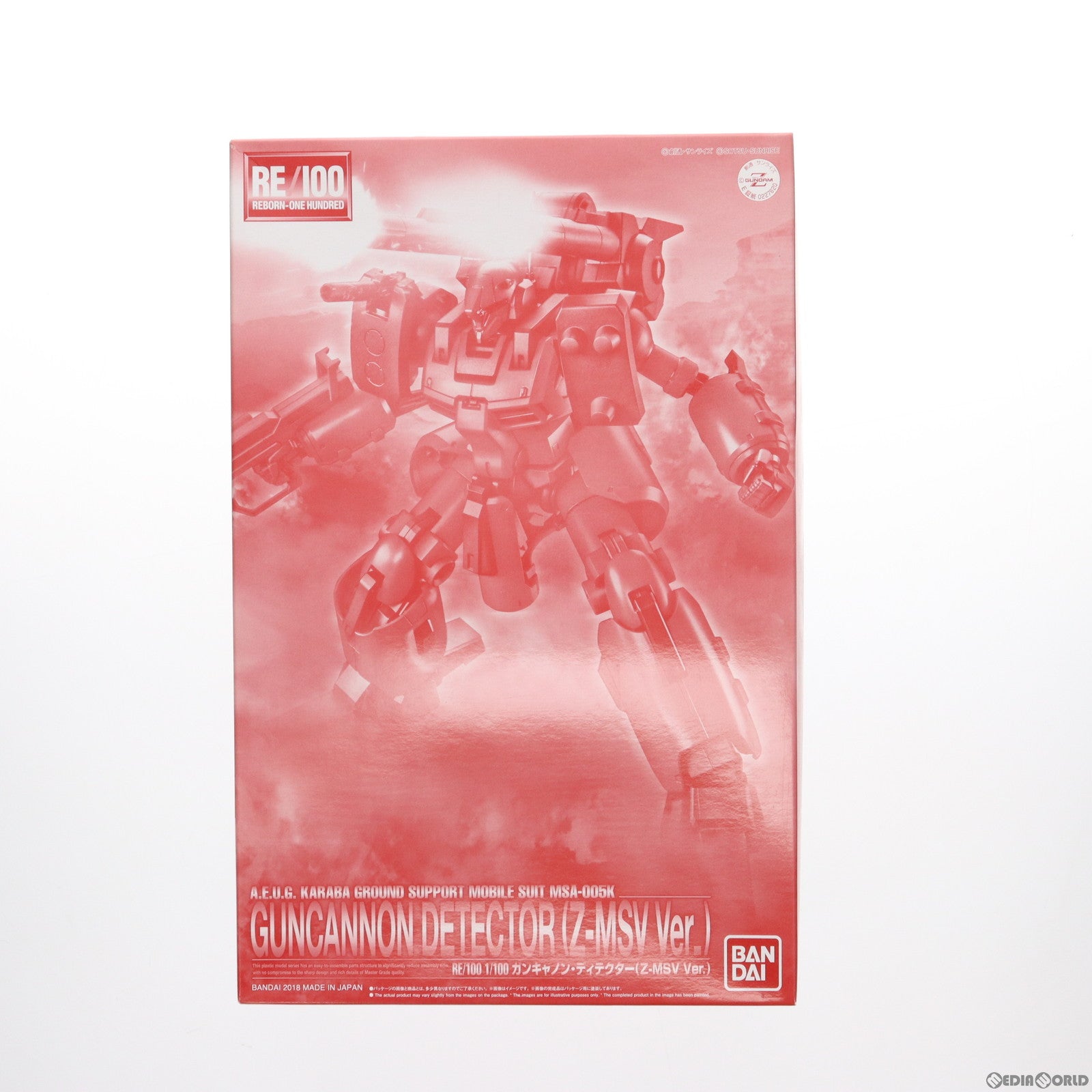 【中古即納】[PTM]プレミアムバンダイ限定 RE/100 1/100 MSA-005K ガンキャノン・ディテクター(Z-MSV Ver.) 機動戦士Zガンダム MSV プラモデル(0227620) バンダイ(20180430)